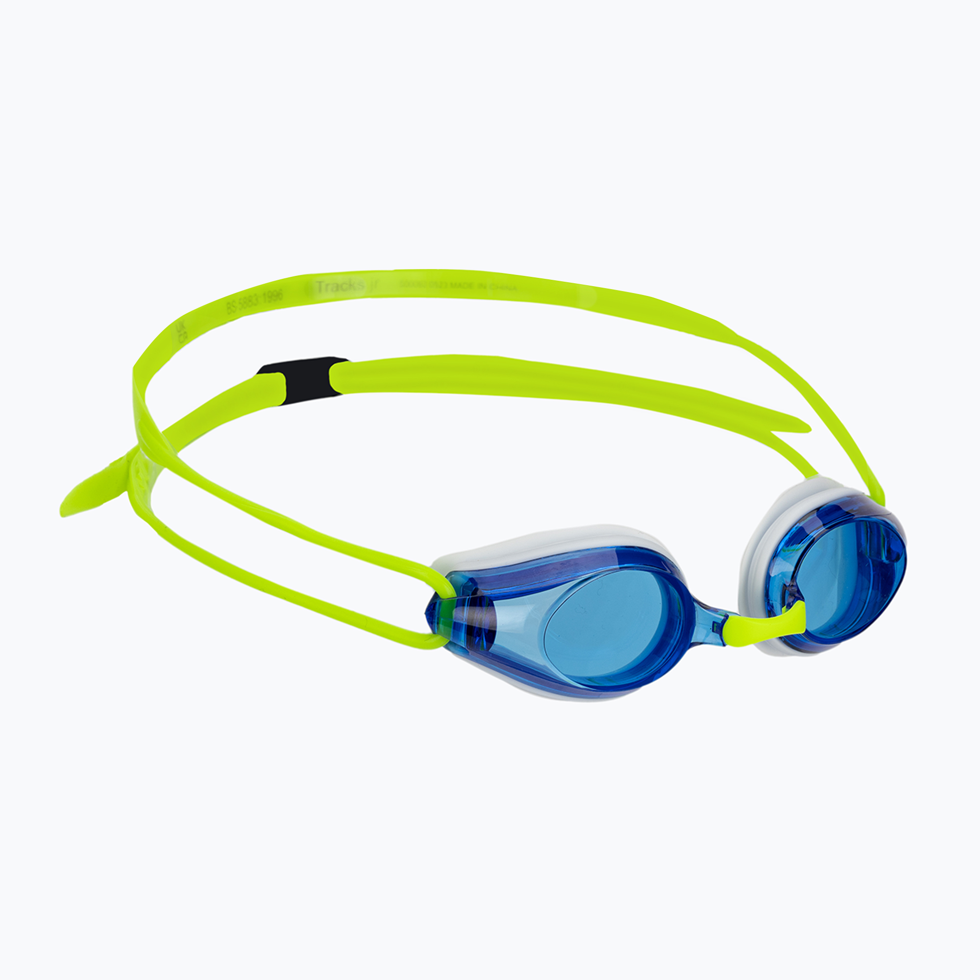 Gyerek úszószemüveg arena Tracks JR blue/white/fluoyellow (Tracks JR 1E559)