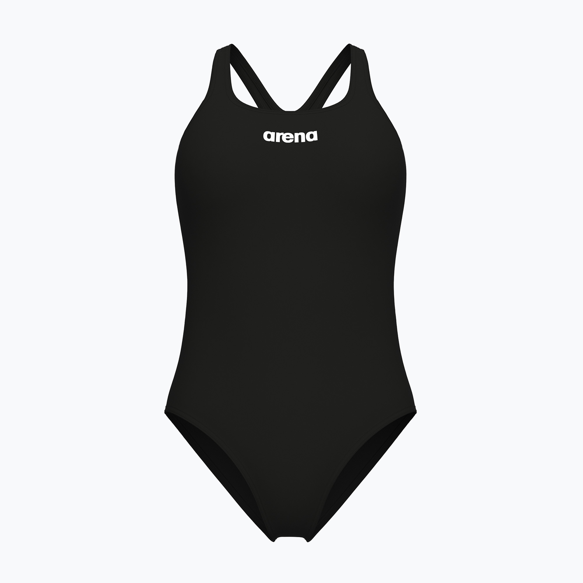 Дамски цял бански костюм arena Team Swim Pro Solid black/white
