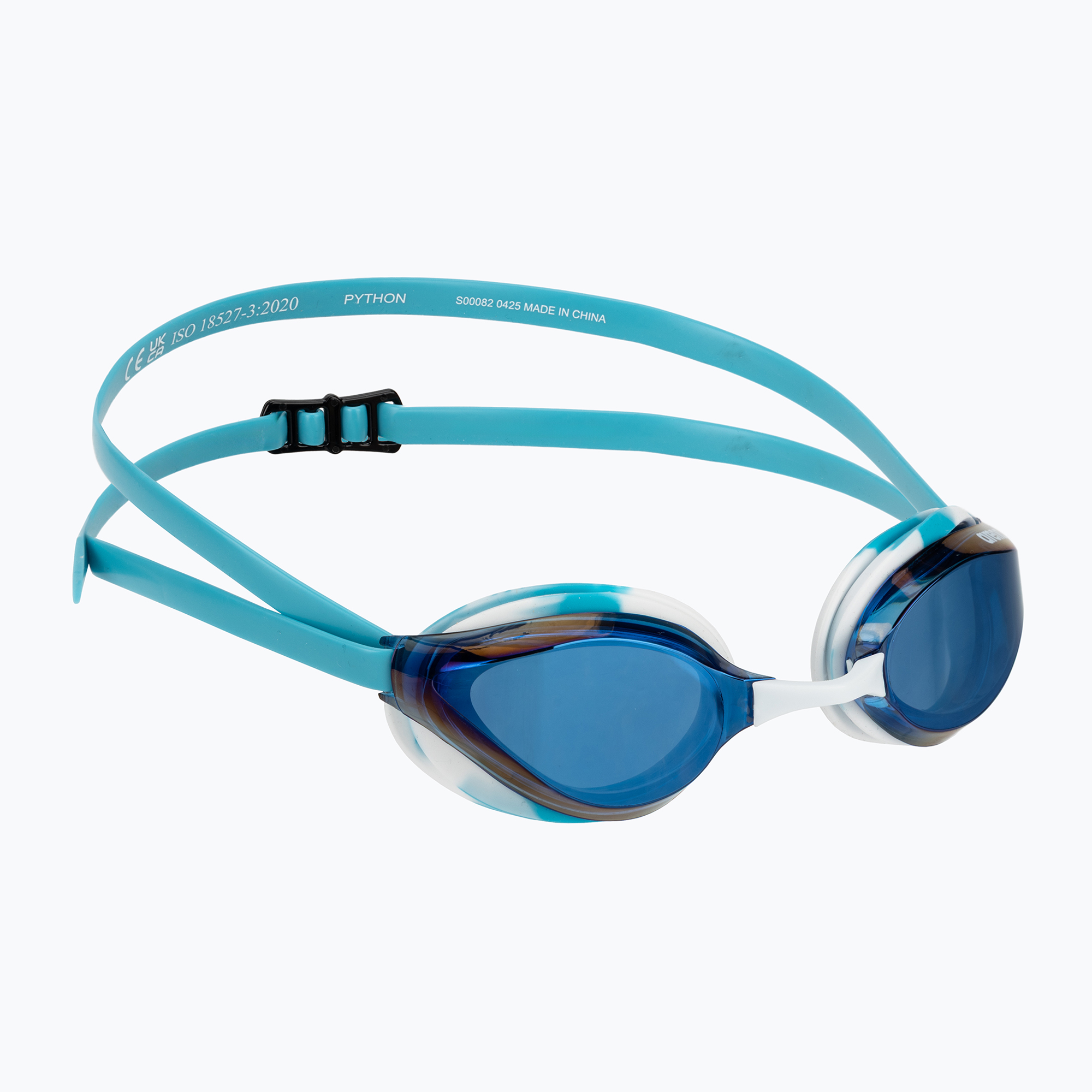 Plavecké okuliare arena Python Mirror blue mirror/white/sky