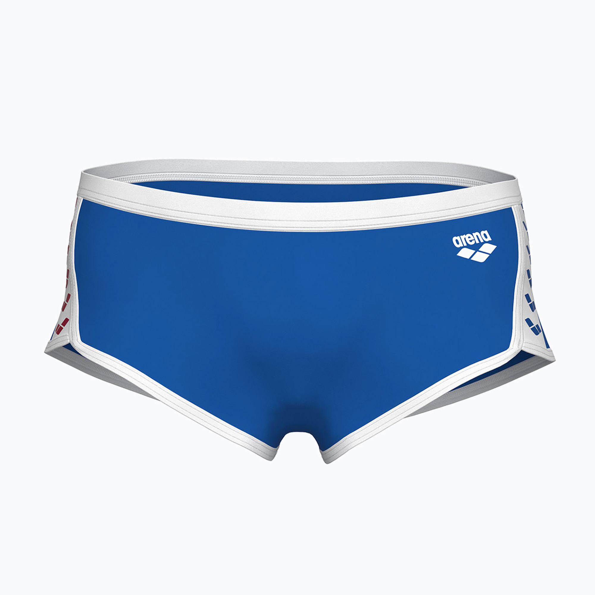 Uomo arena Icons Swim Short a vita bassa Solid royal/white swim slip (65) (Icons Swim Low Waist Short Solid 005046/702)