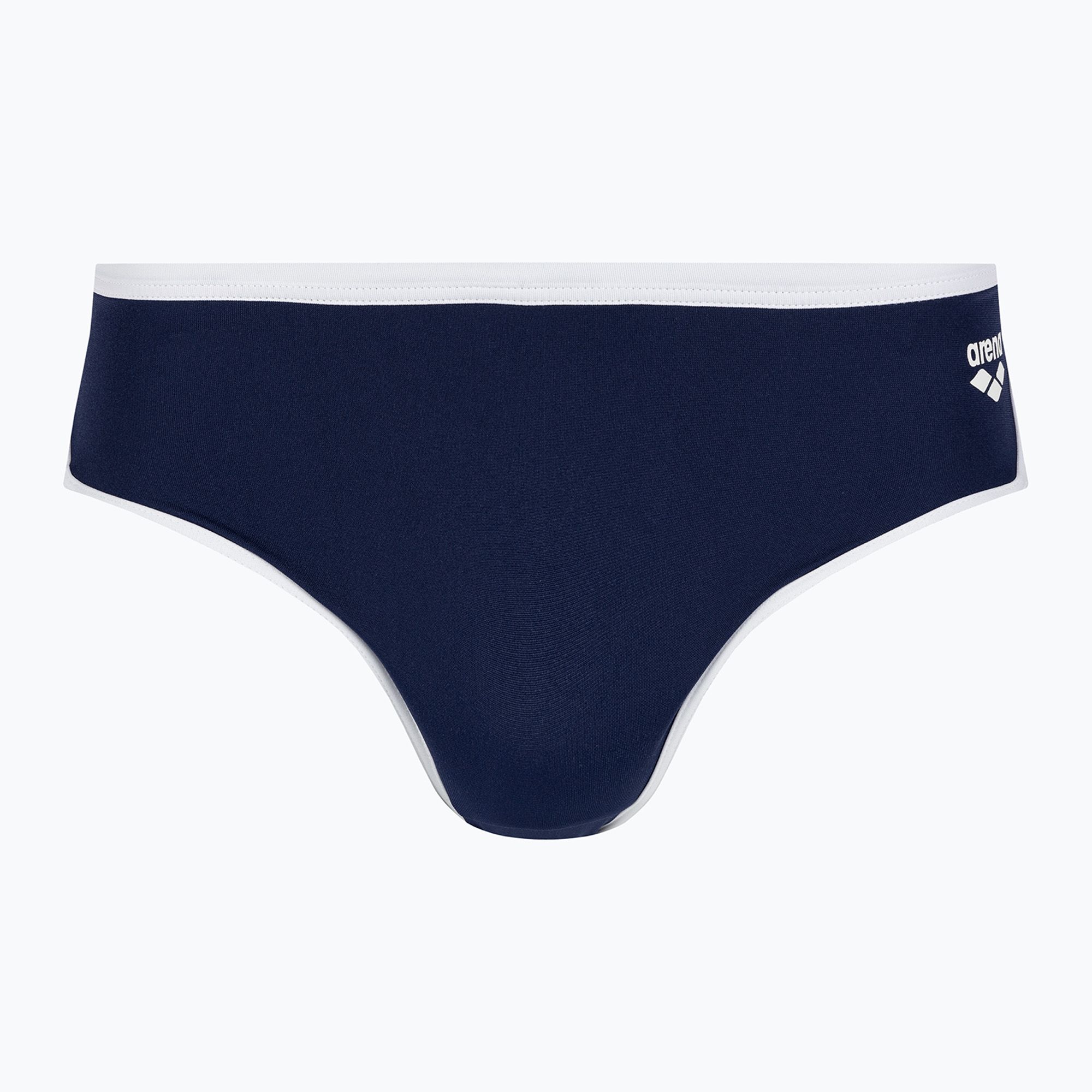 Slip da bagno arena da uomo Icons Swim Low Waist Short Solid navy/bianco/rosso multi (85) (Icons Swim Low Waist Short Solid 005046/711)