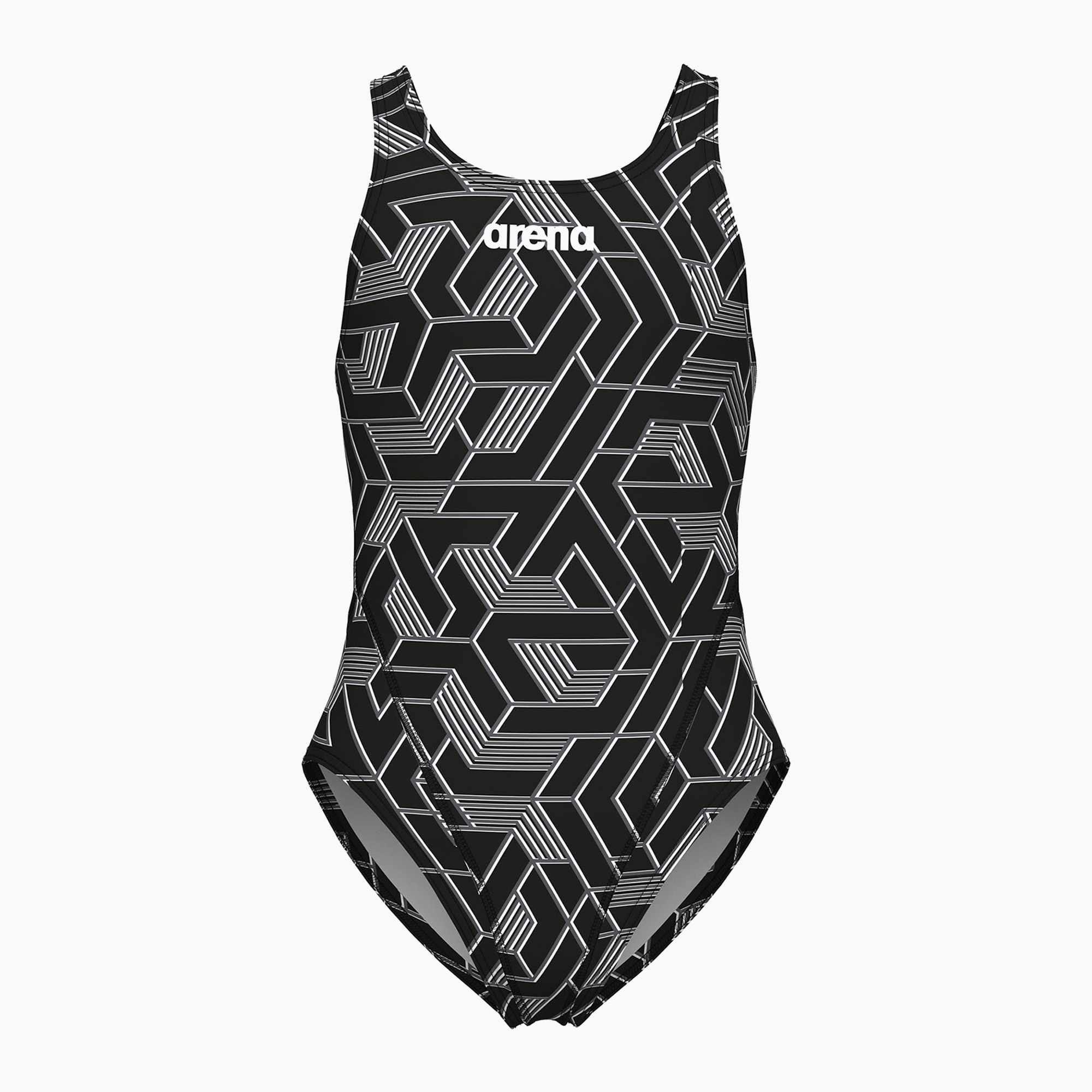 Детски цял бански костюм arena Escape Swim Tech L black/team black