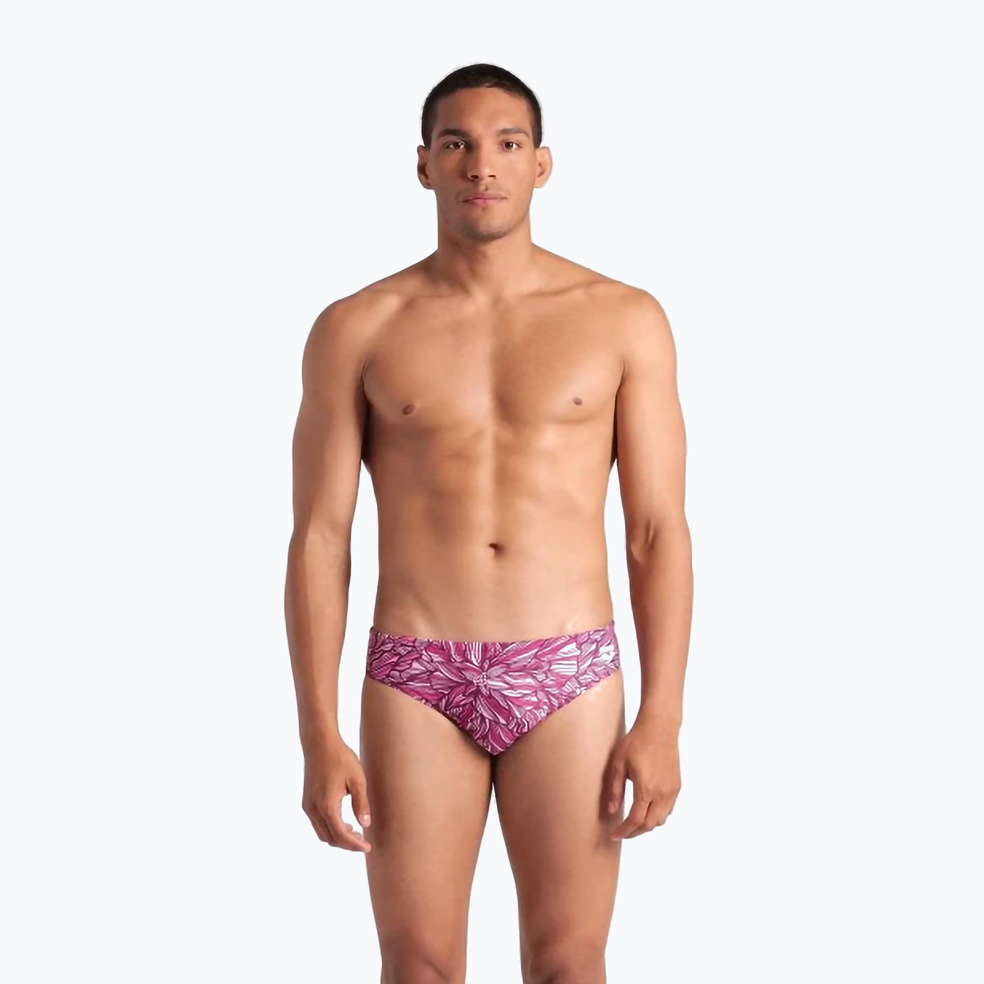 Slip da bagno da uomo arena Pink Dahlia rosa shocking/multi (105) (Pink Dahlia 008801/950)