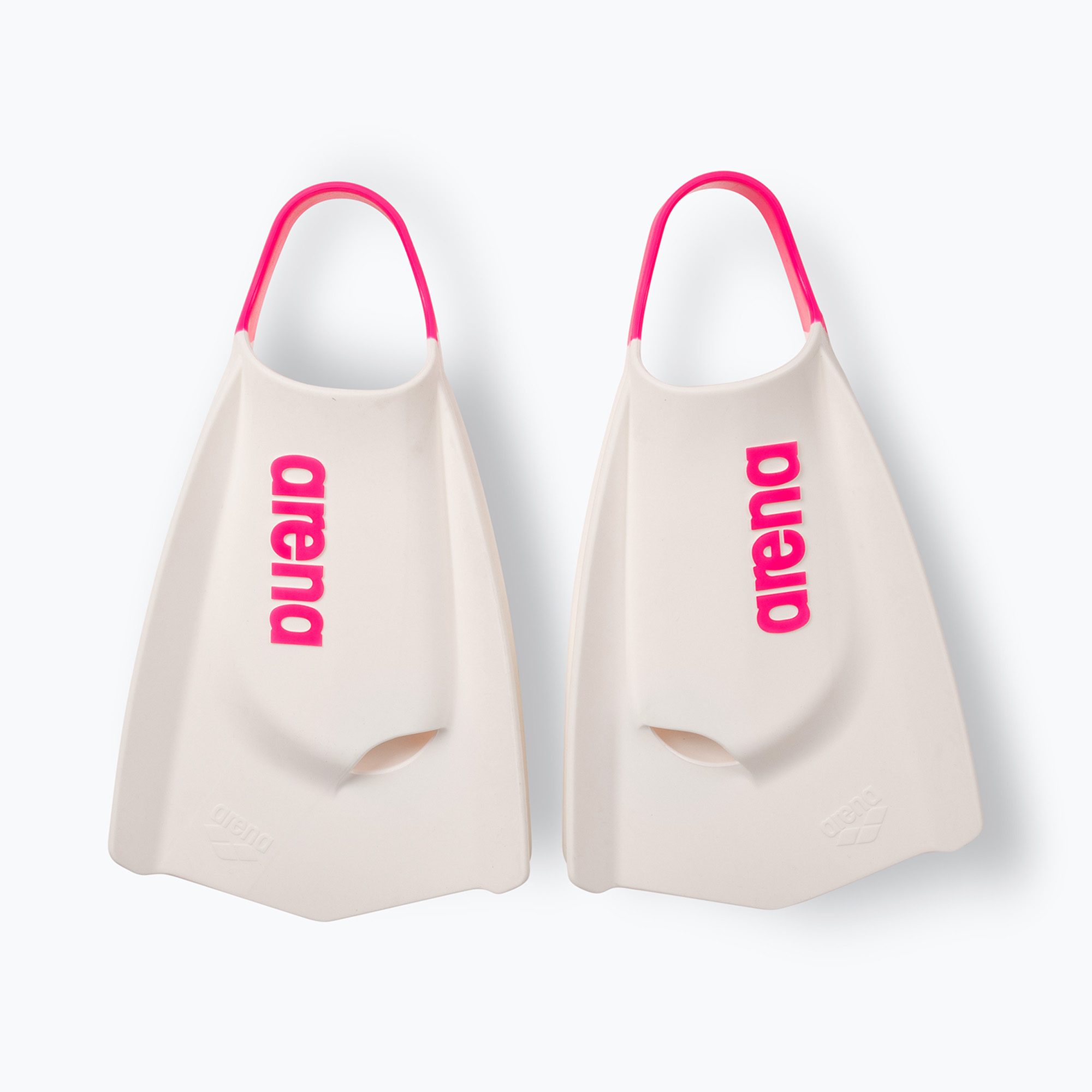 Плавници за плуване Arena Powerfin Pro II white/shocking pink