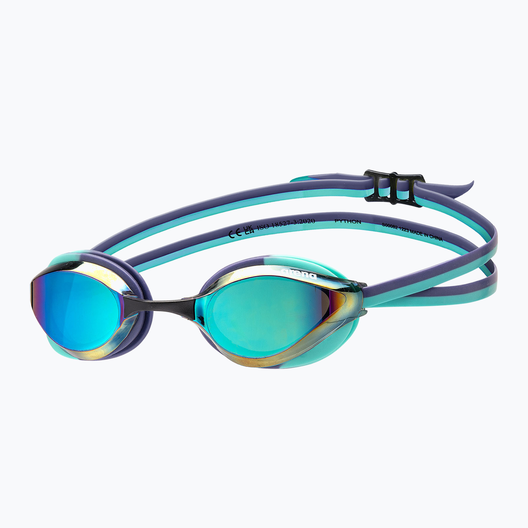 Okulary do pływania arena Python Mirror turquoise/future dusk/water 