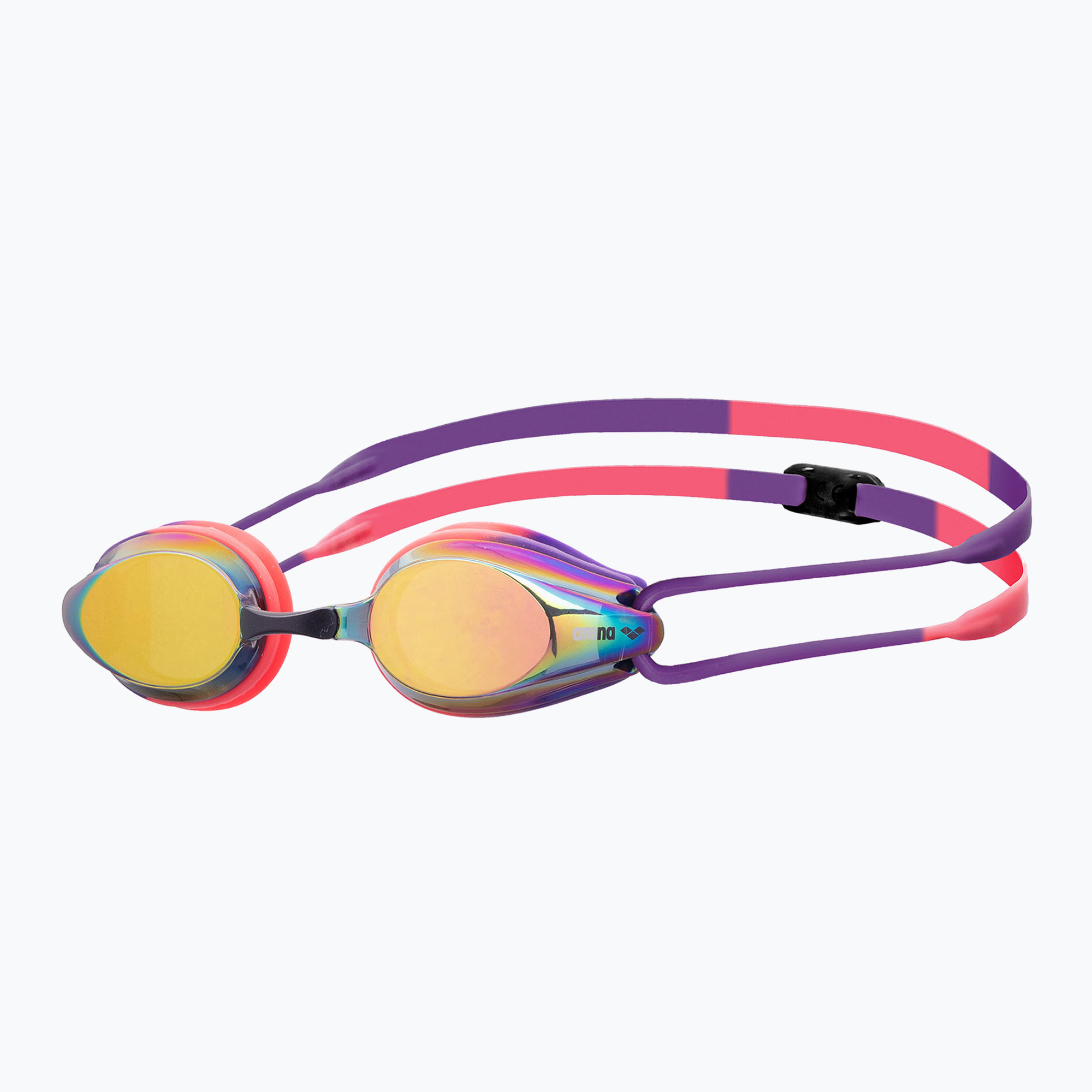 Plavecké okuliare Arena Tracks Mirror copper/plum/bright coral