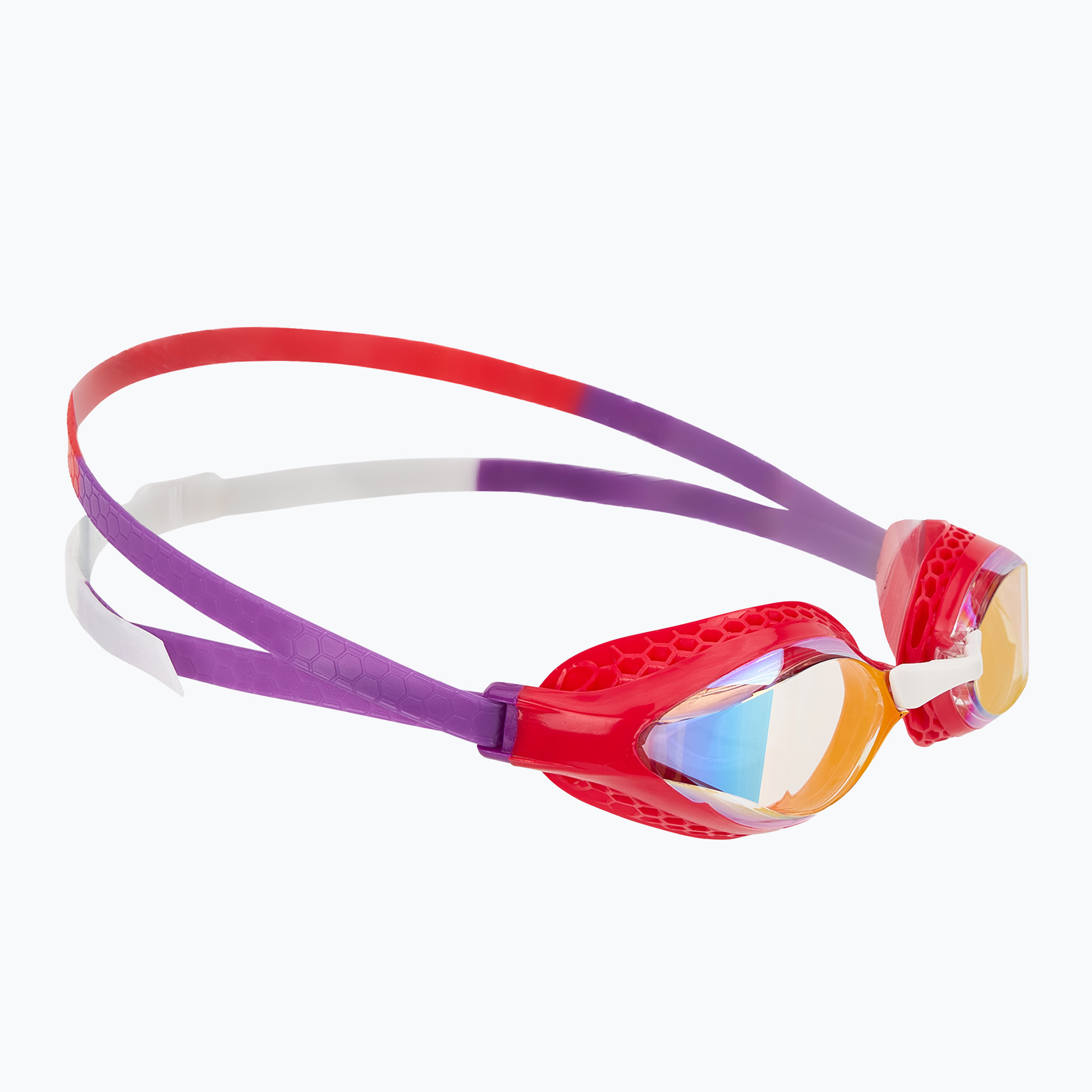 Okulary do pływania arena Air-Speed Mirror yellow copper/bright coral/plum 