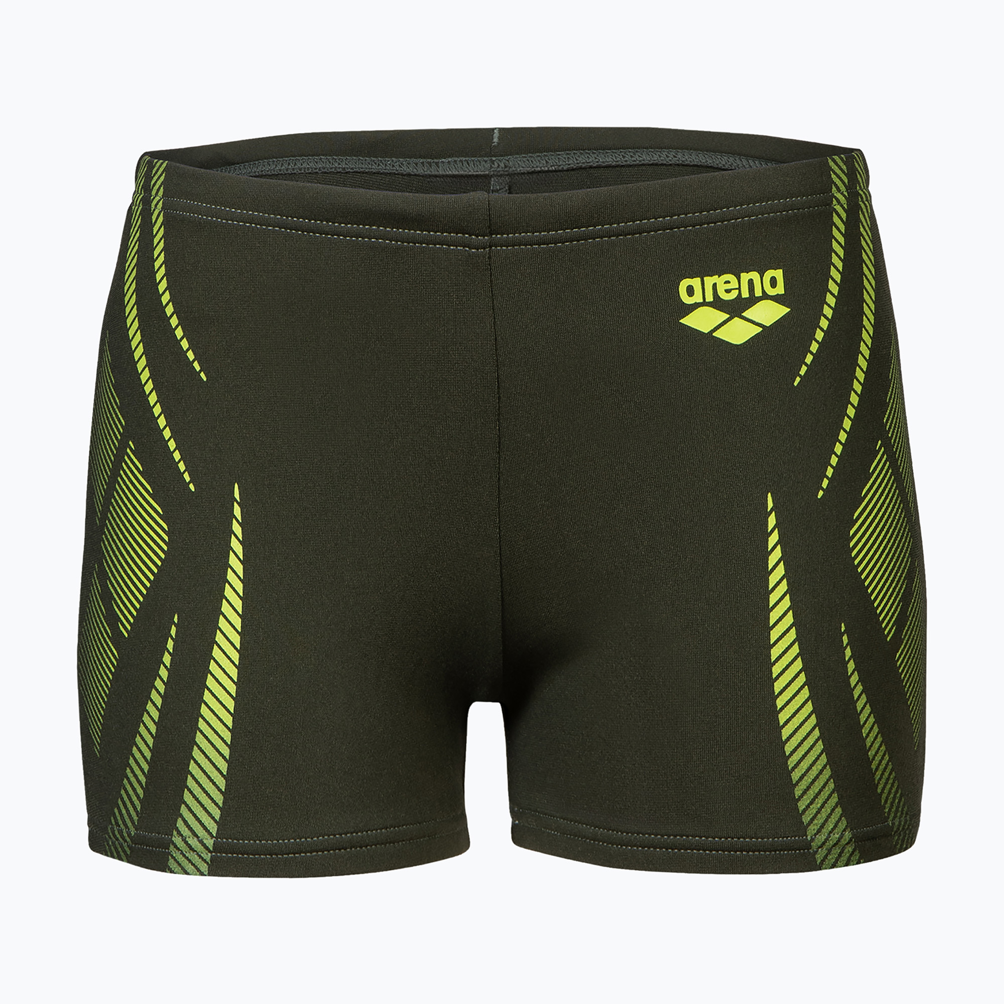 Детски боксерки Arena Poseidonia Swim Short тъмнозелен/артично лайм