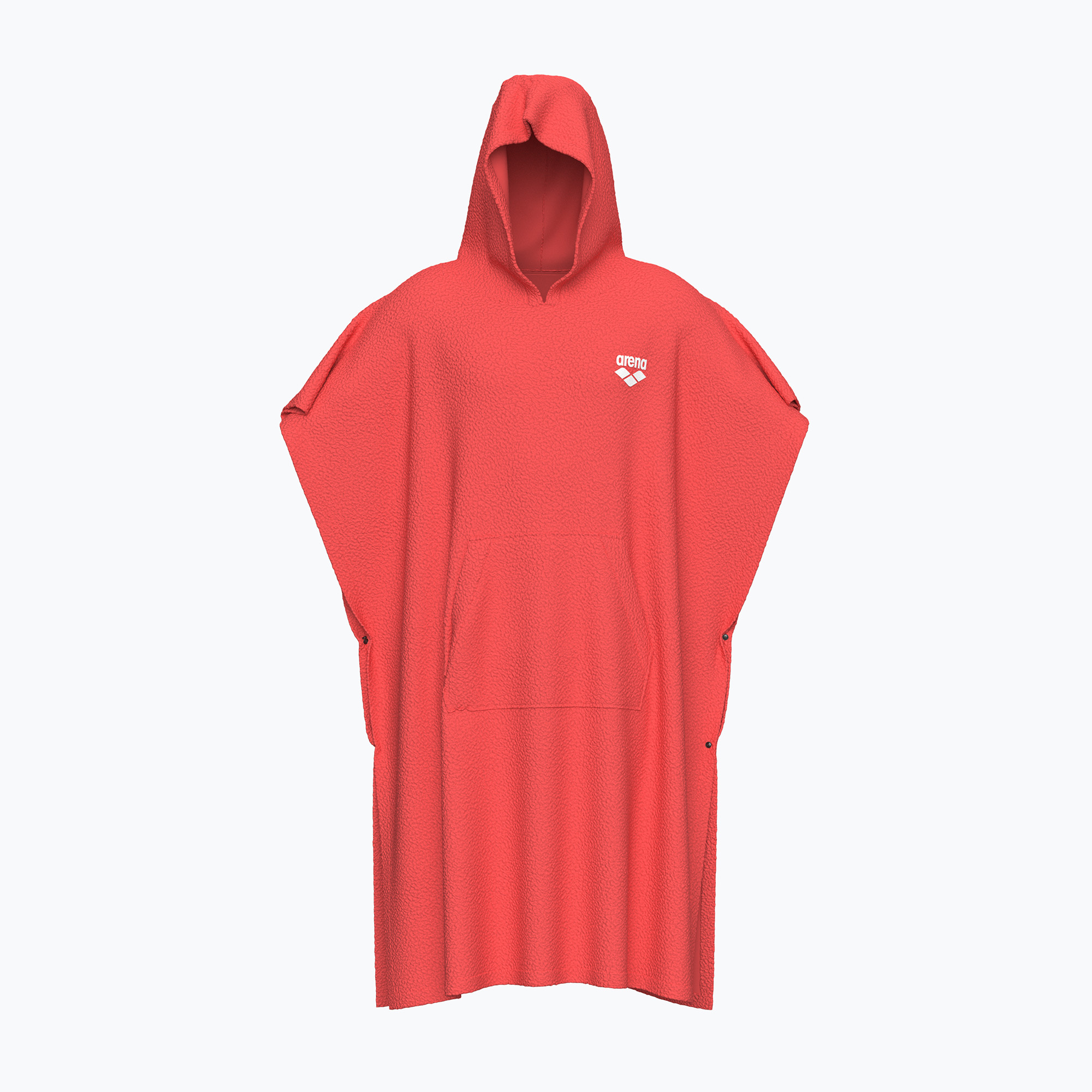 Пончо arena Cotton Poncho calypso coral/white