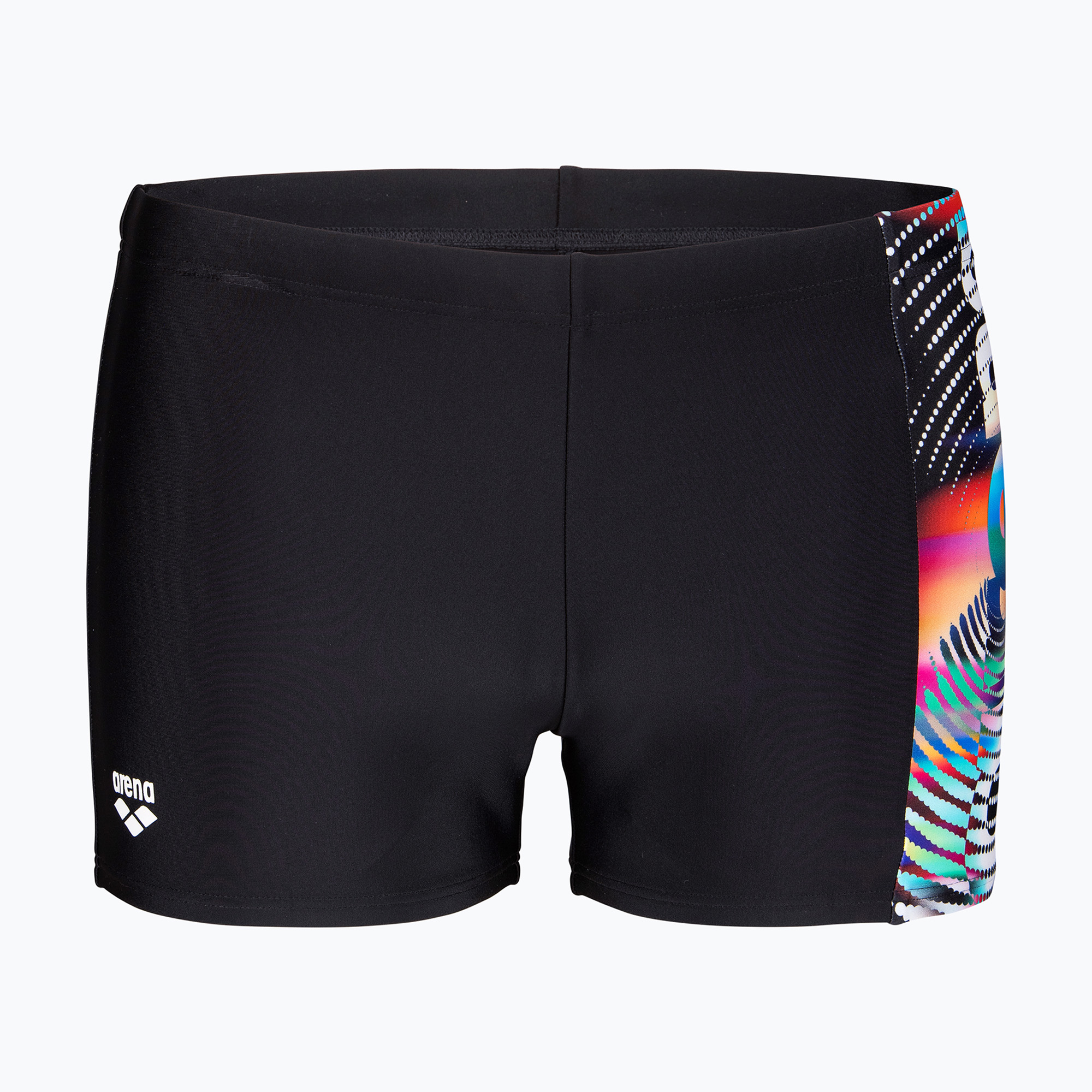 Боксерки за плуване Arena Lit Logo Swim Short black/multi