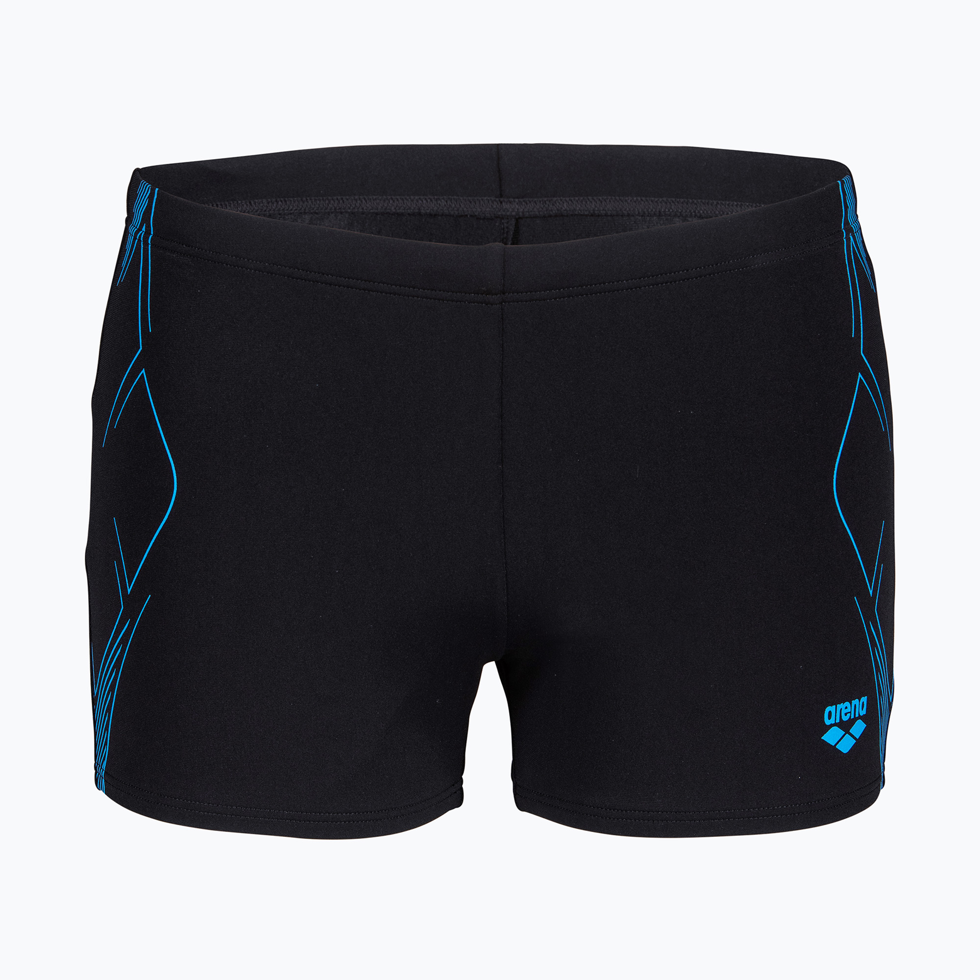 Мъжки боксерки за плуване arena Graphic Swim Short black/turquoise