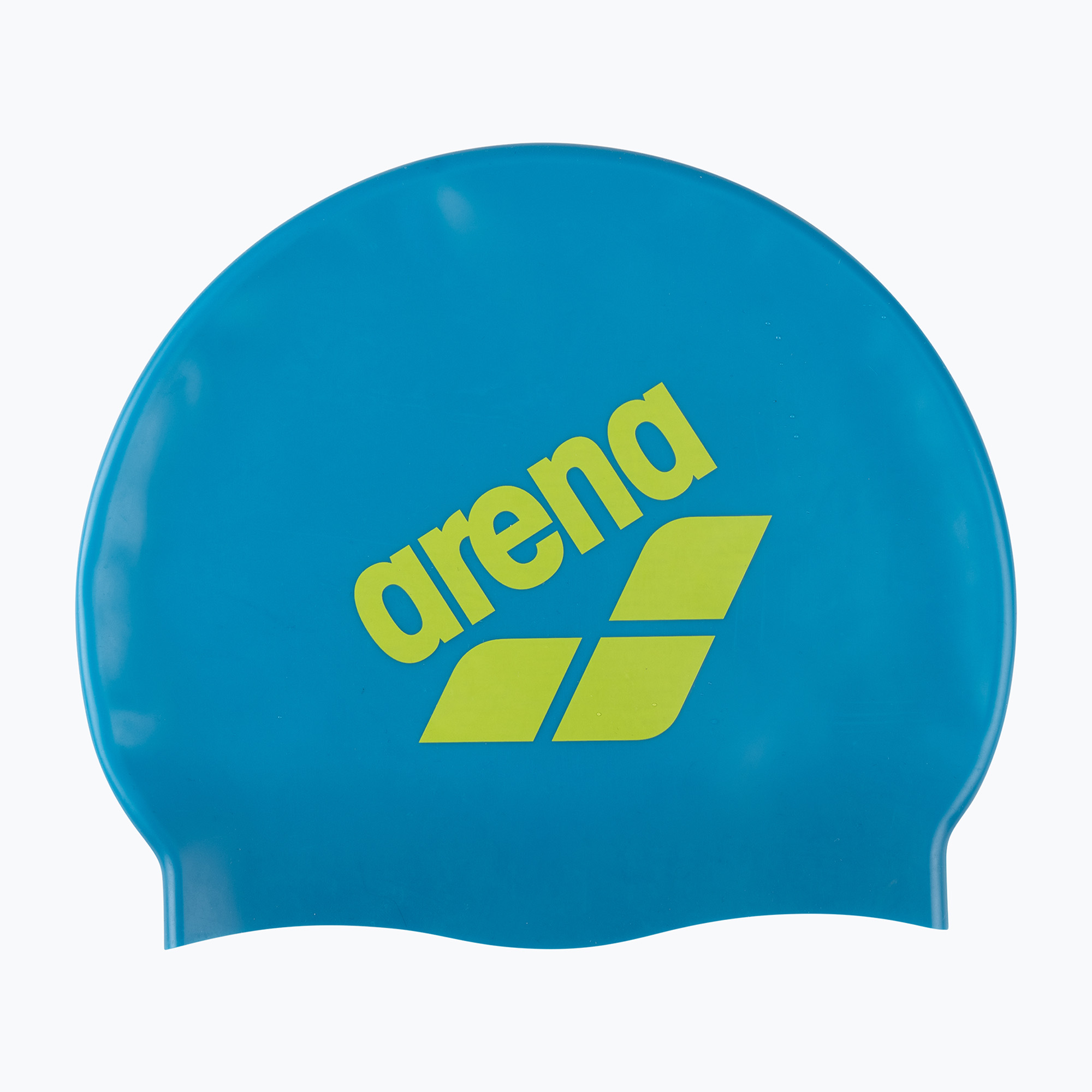 Плувна шапка  arena Big Logo blue cosmo/artic lime