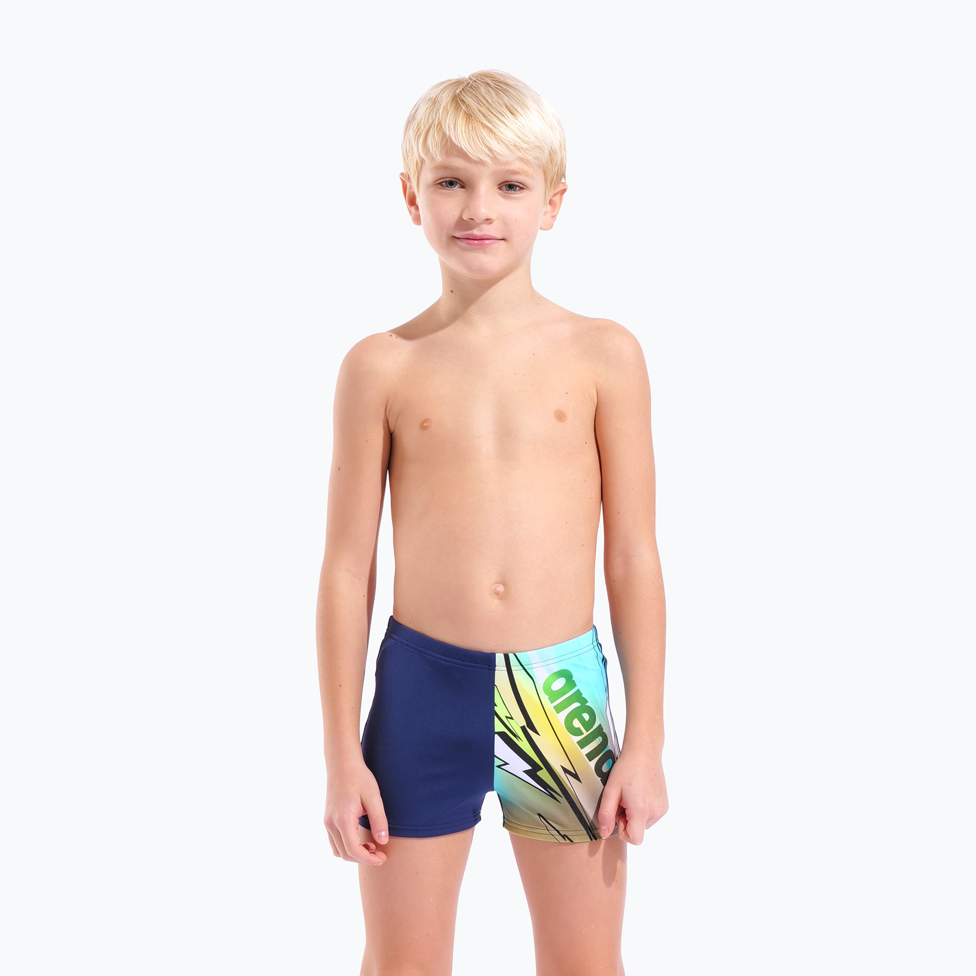 Момчешки бански боксерки arena Loud Swim Short navy/multi