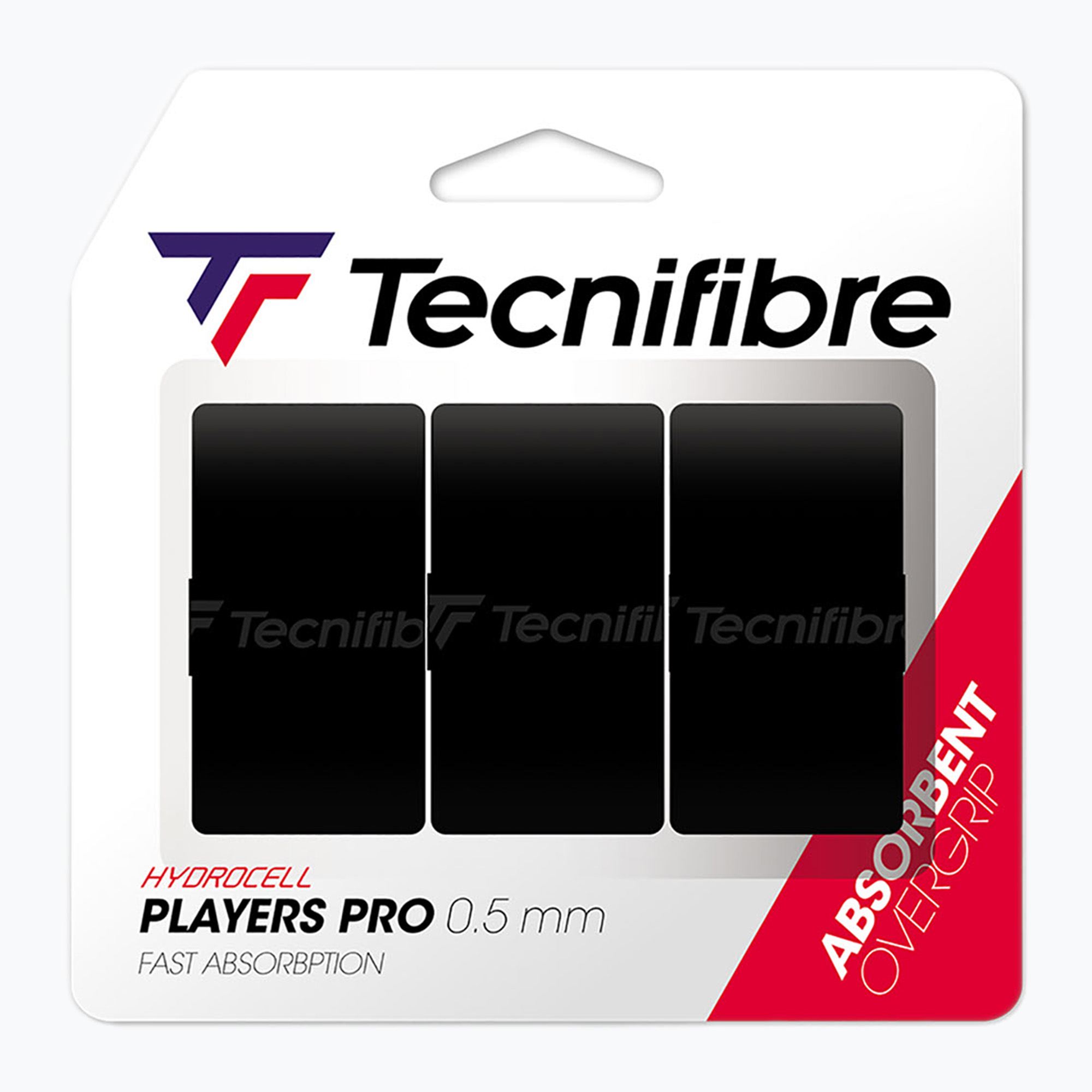 Обвивки за тенис ракета Tecnifibre Pro Players 3 бр. черни.