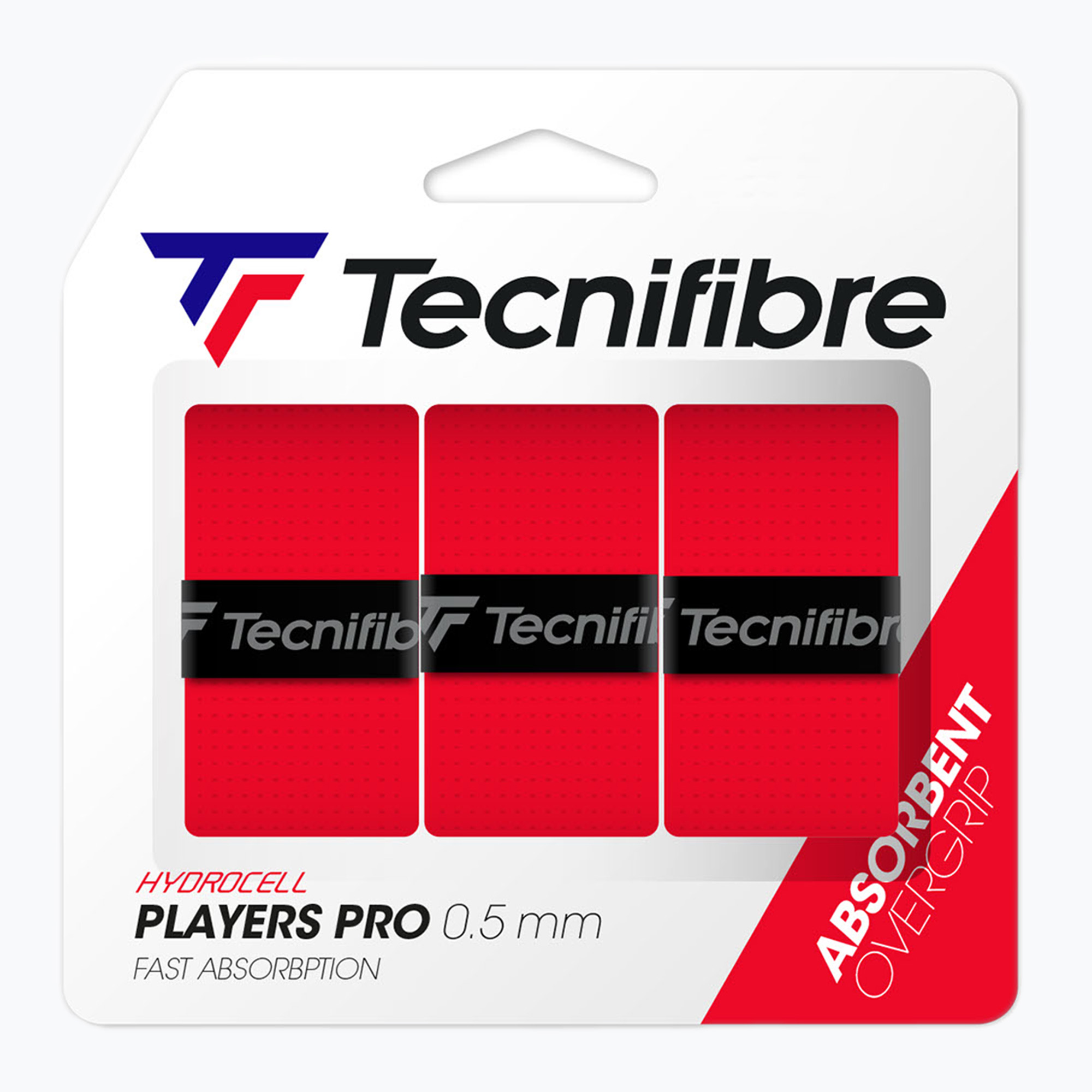 Обвивки за тенис ракета Tecnifibre Pro Players 3 бр. червени.