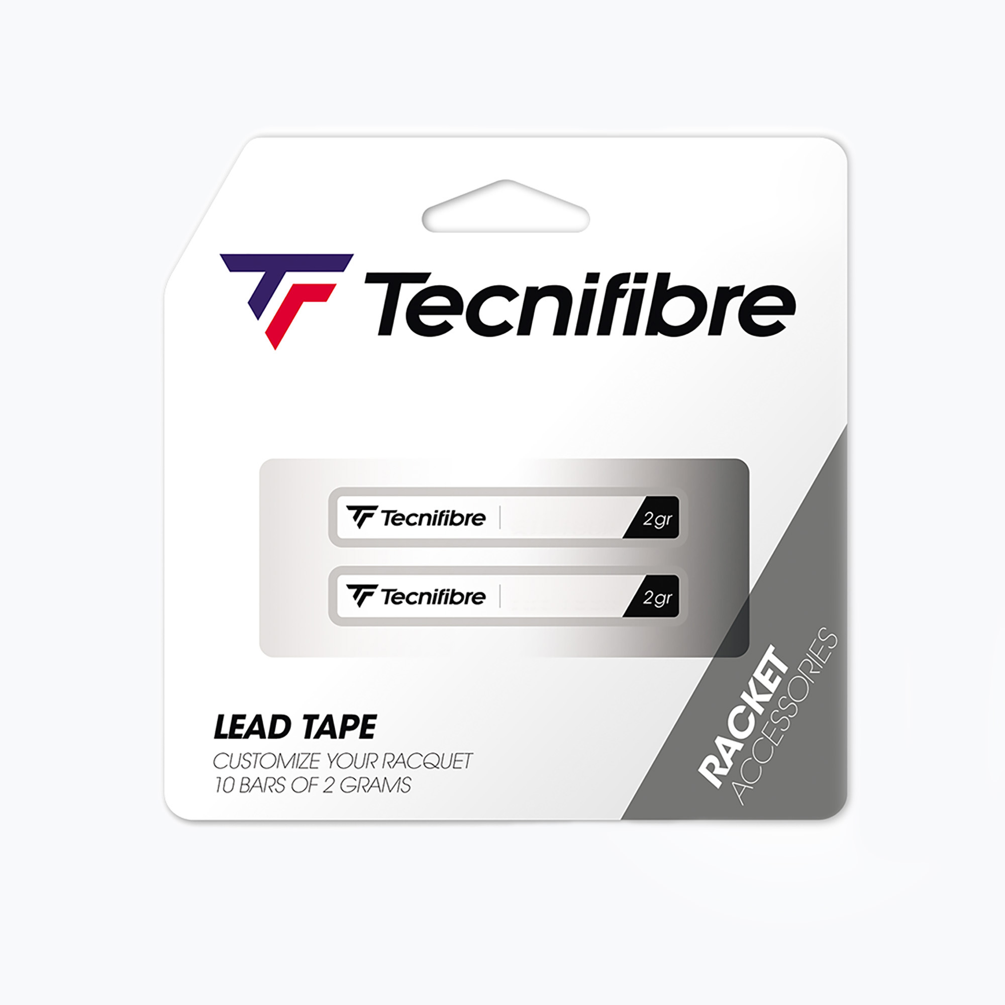 Tecnifibre Lead Tape for tennis racquet 10p white 54ATPBALAN