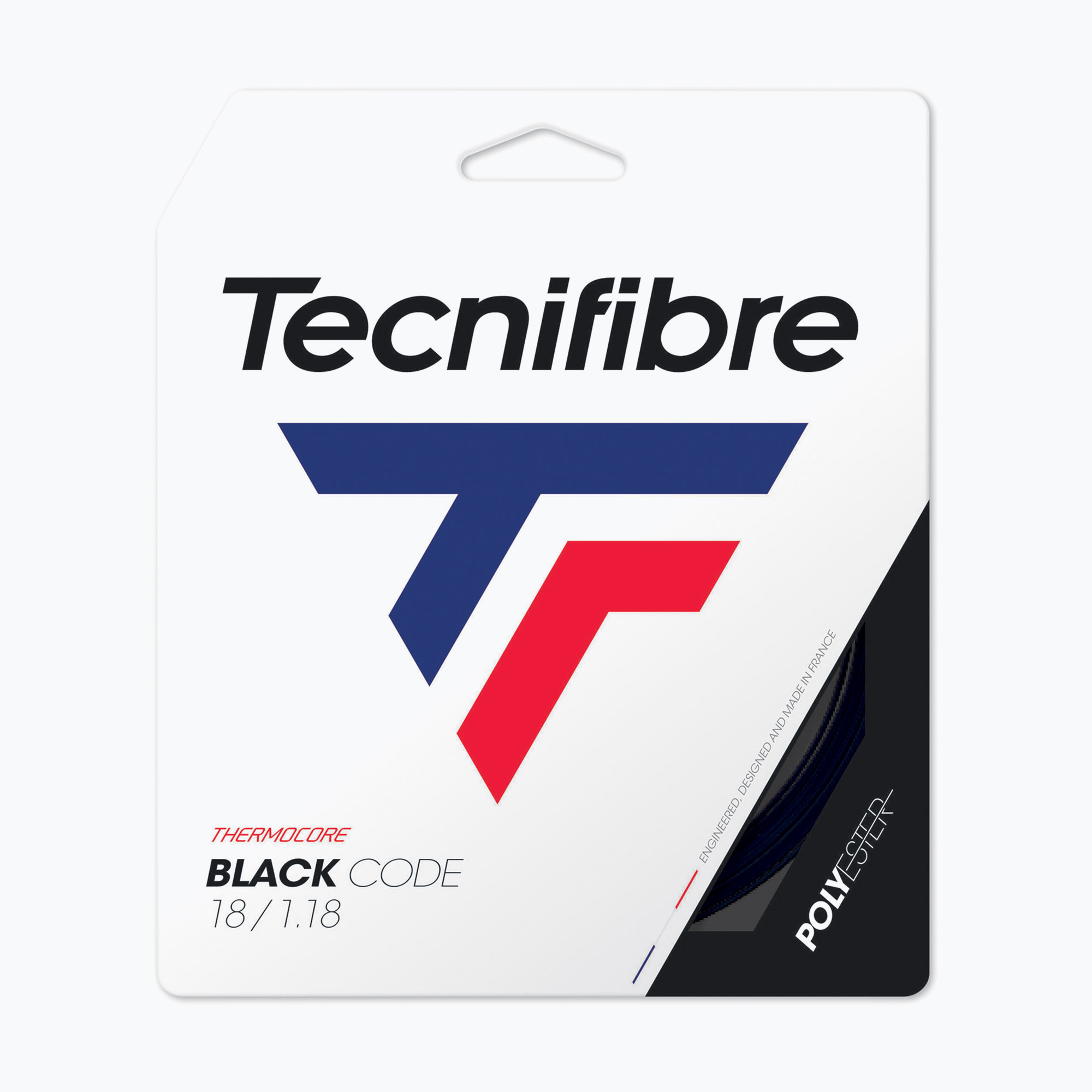 Tennis string Tecnifibre Black Code 12 m black 04GBL118XB (1.18 mm)