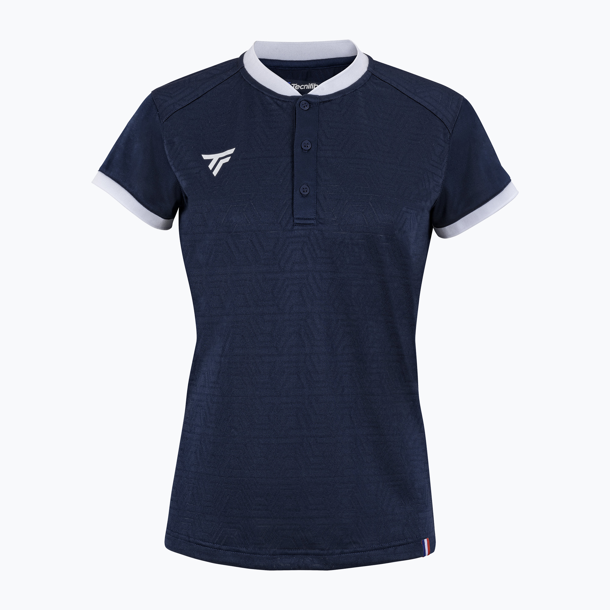 Koszulka polo tenisowa damska Tecnifibre Team Mesh Polo W marine 