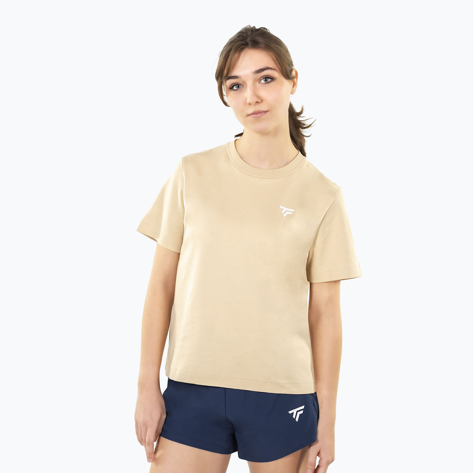 Koszulka damska Tecnifibre Graphic Tee W sand 