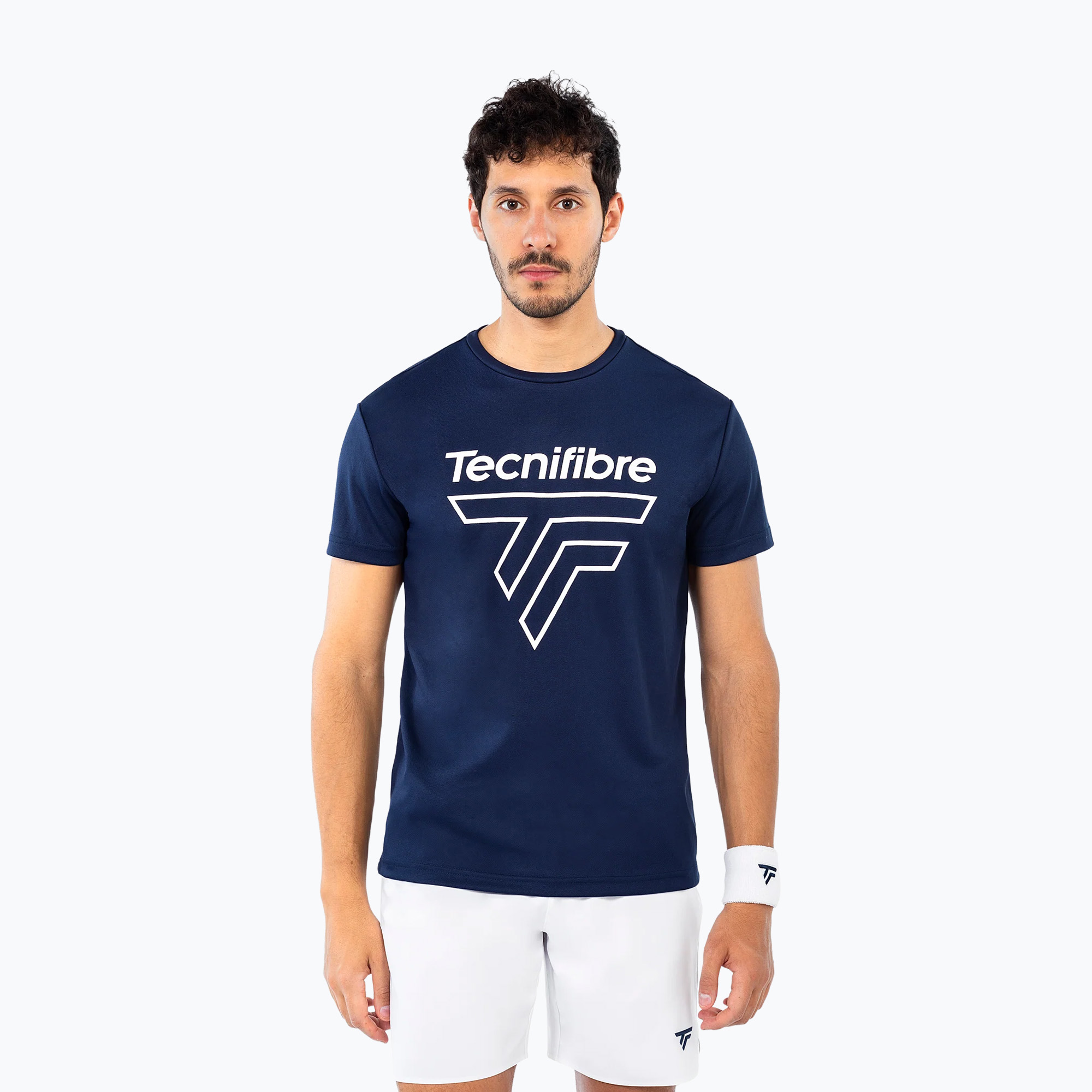 Мъжка тениска за тенис Tecnifibre Team Corpo Tee navy blue