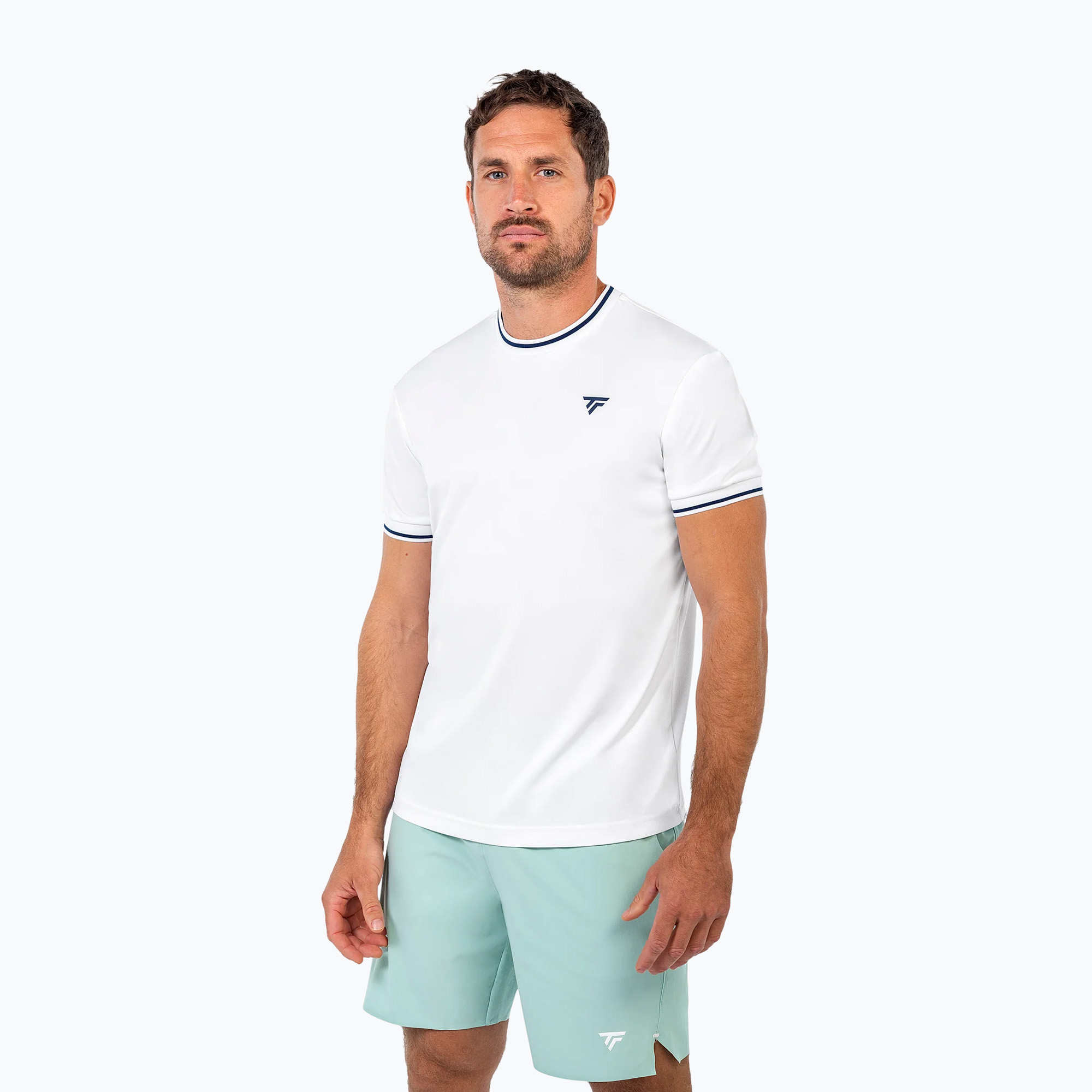 Koszulka tenisowa męska Tecnifibre Team Tech Tee white 