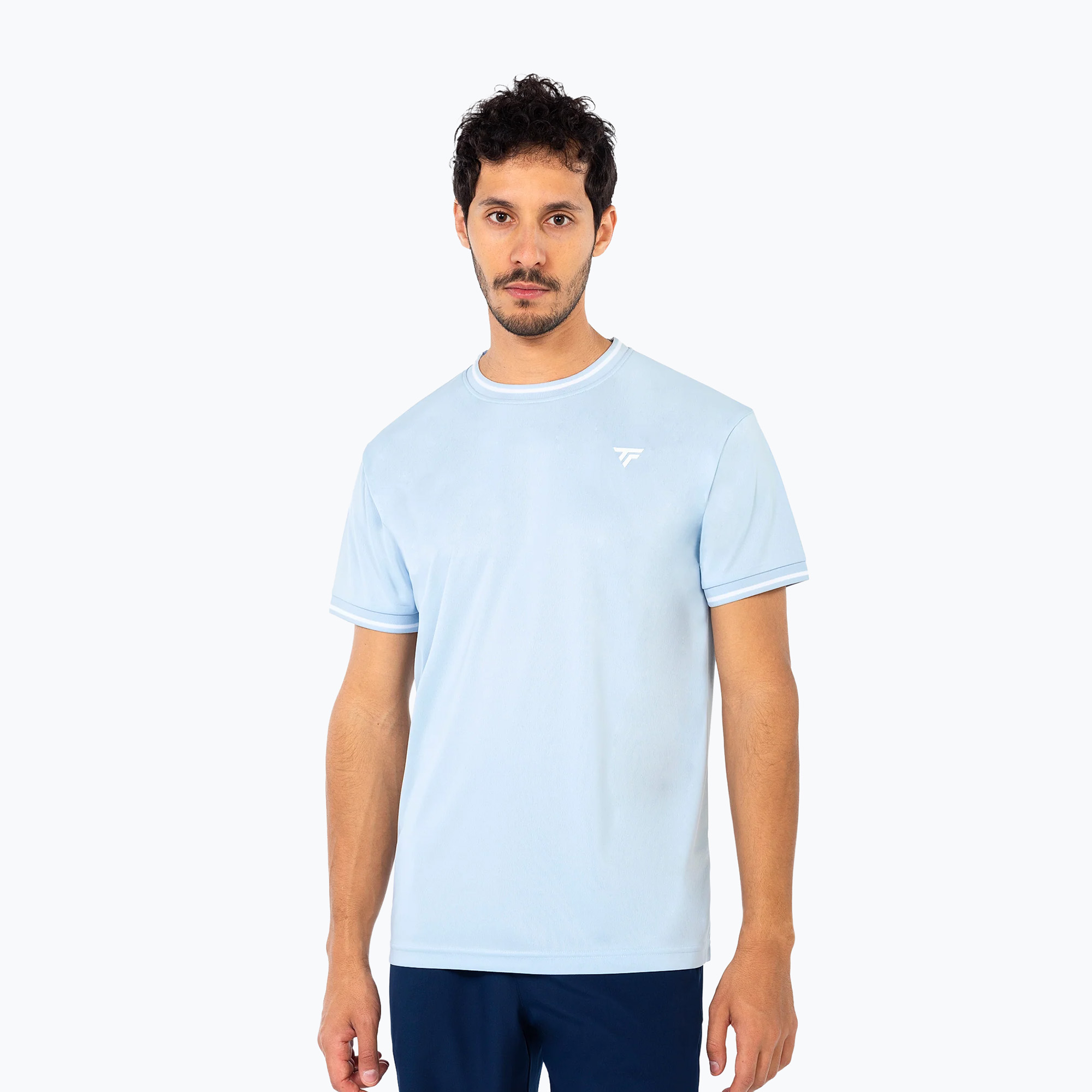 Koszulka tenisowa męska Tecnifibre Team Tech Tee glacier 