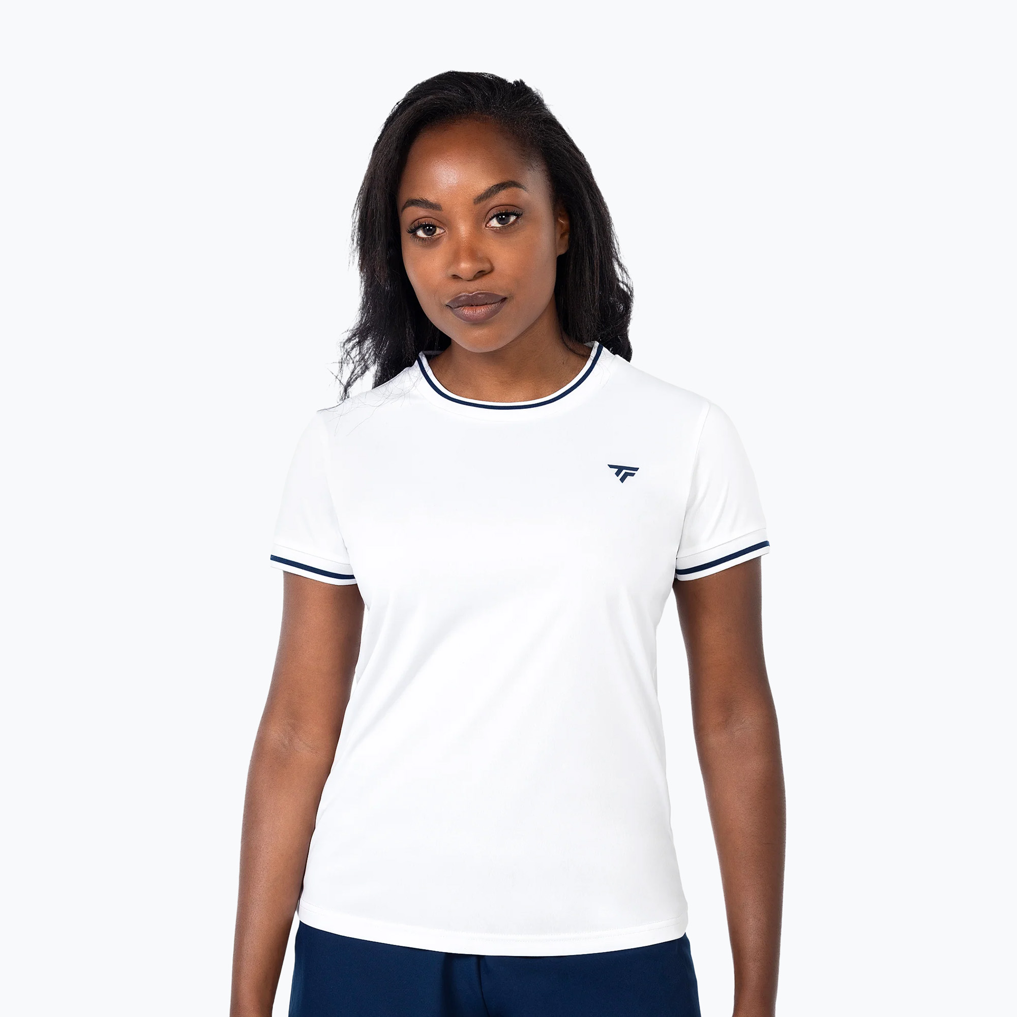 Koszulka tenisowa damska Tecnifibre Team Tech Tee white 