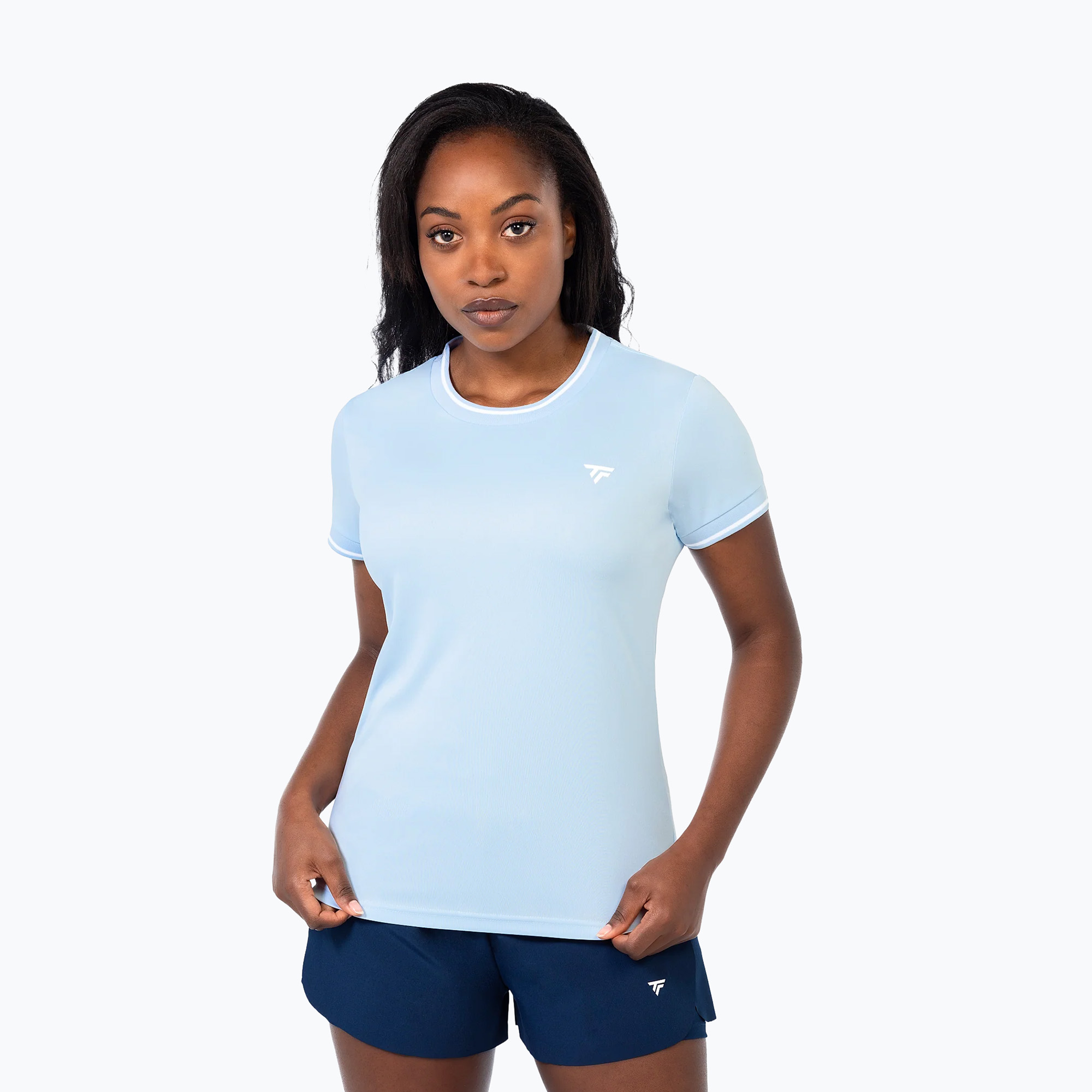 Koszulka tenisowa damska Tecnifibre Team Tech Tee glacier 