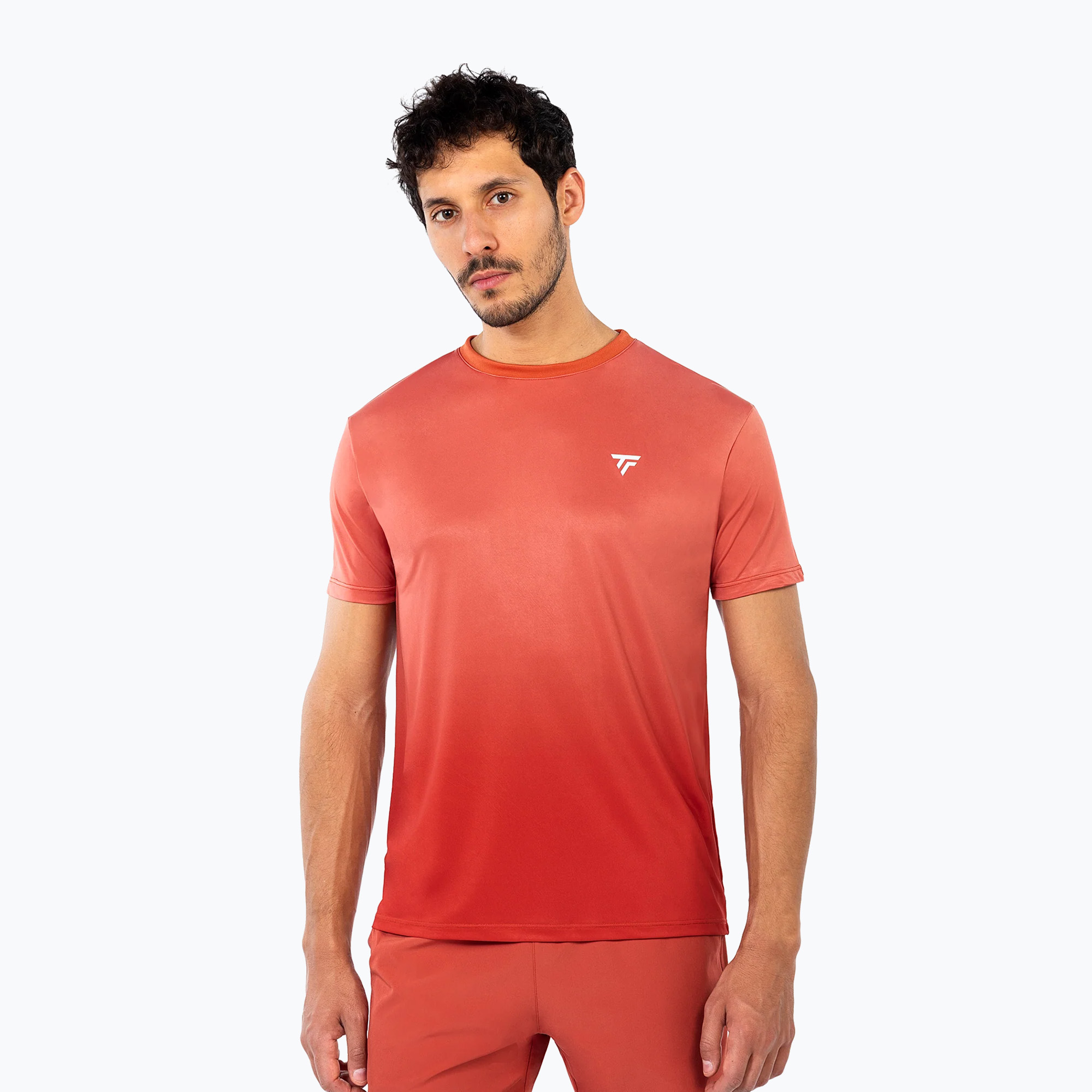 Koszulka tenisowa męska Tecnifibre Team X-Loop Tee terracota 
