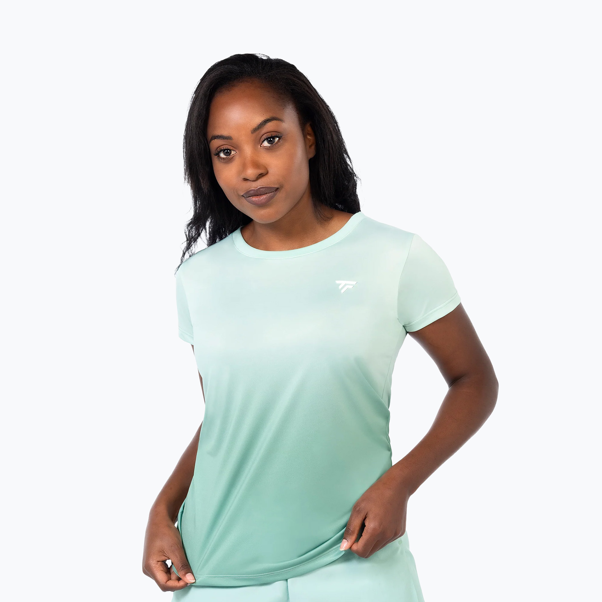 Koszulka tenisowa damska Tecnifibre Team X-Loop Tee sage 