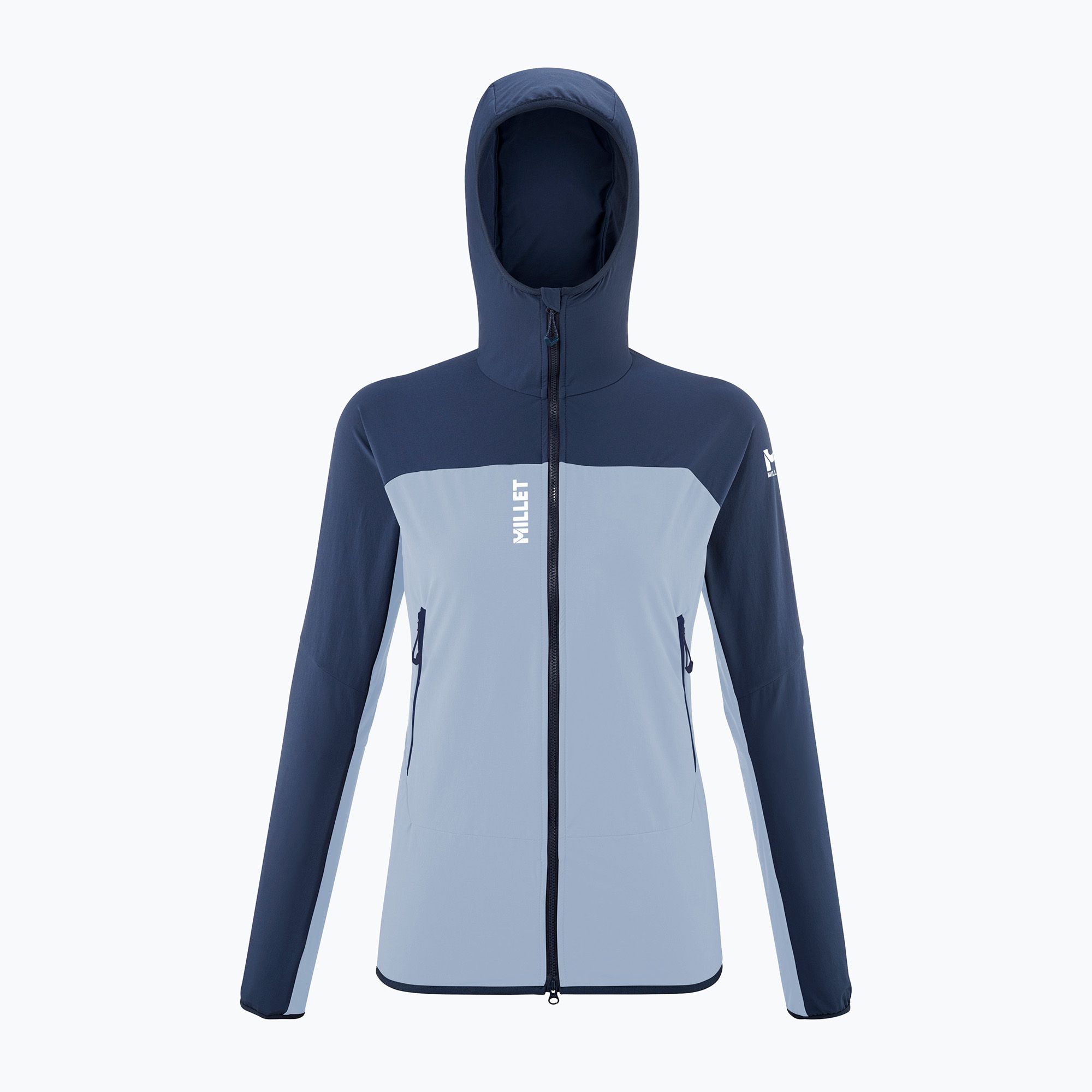 Kurtka softshell damska Millet Fusion XCS Hoodie iceberg/saphir 