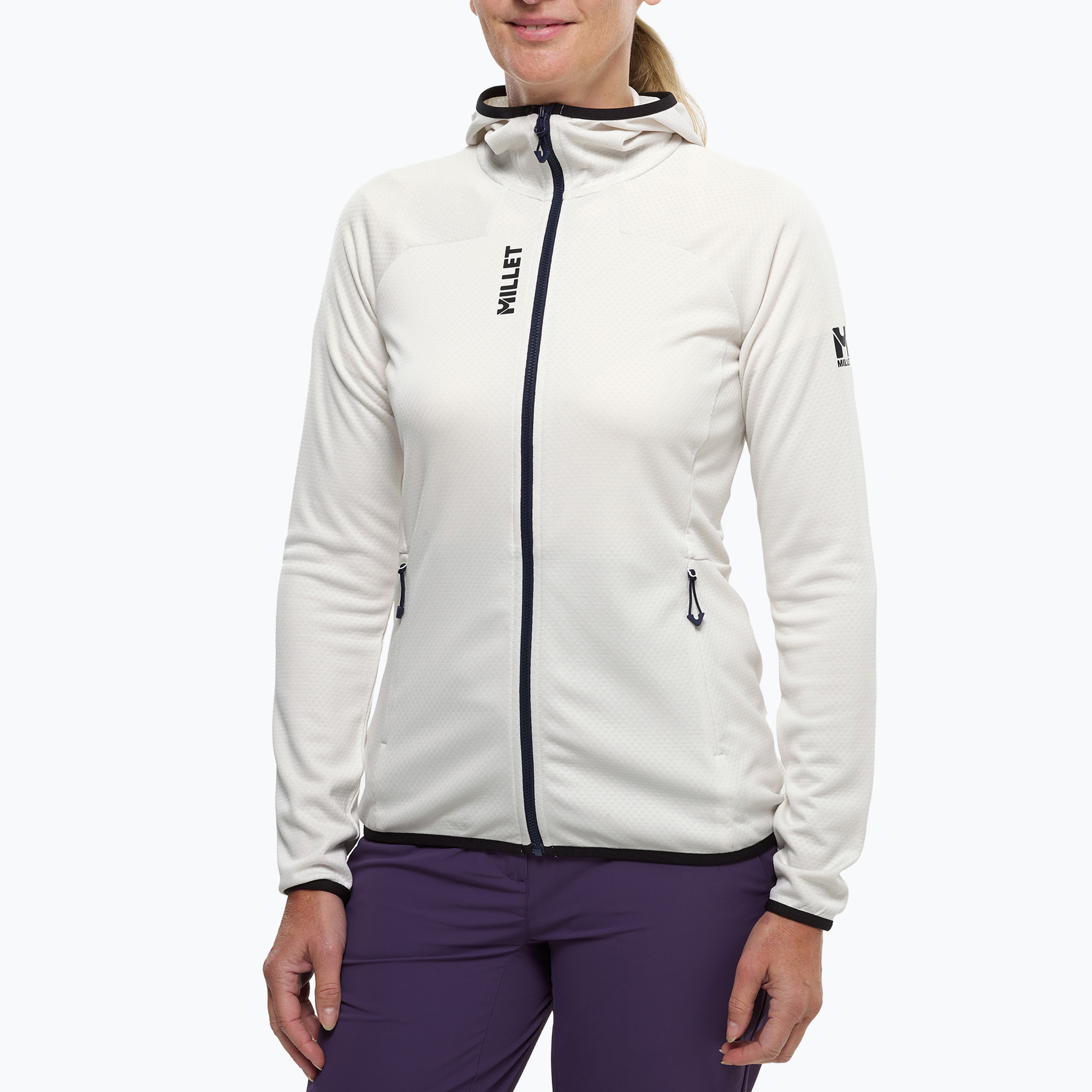 Bluză de trekking pentru femei Millet Lokka Hoodie III foggy dew