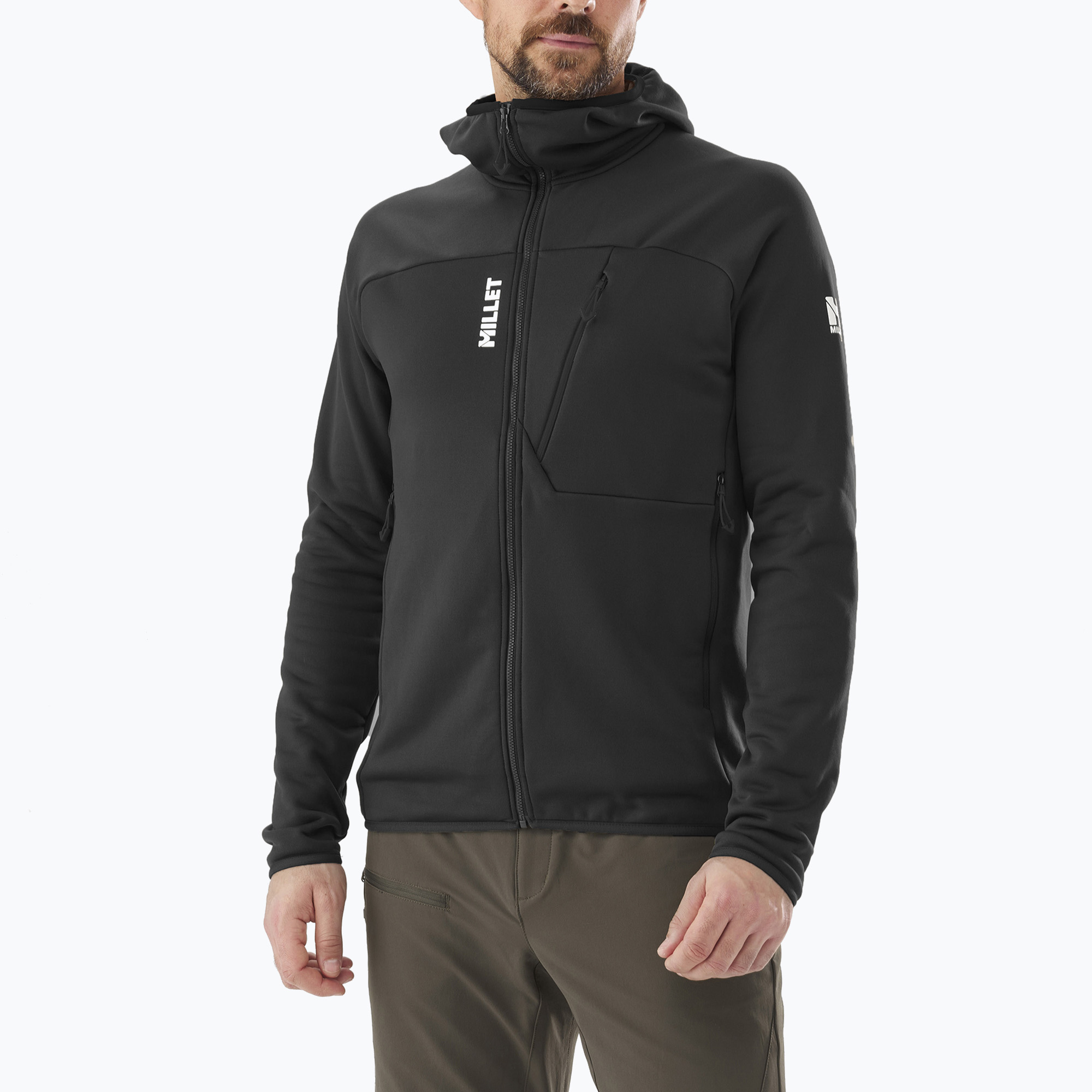 Bluză pentru bărbați Millet Seneca Fleece Hoodie black