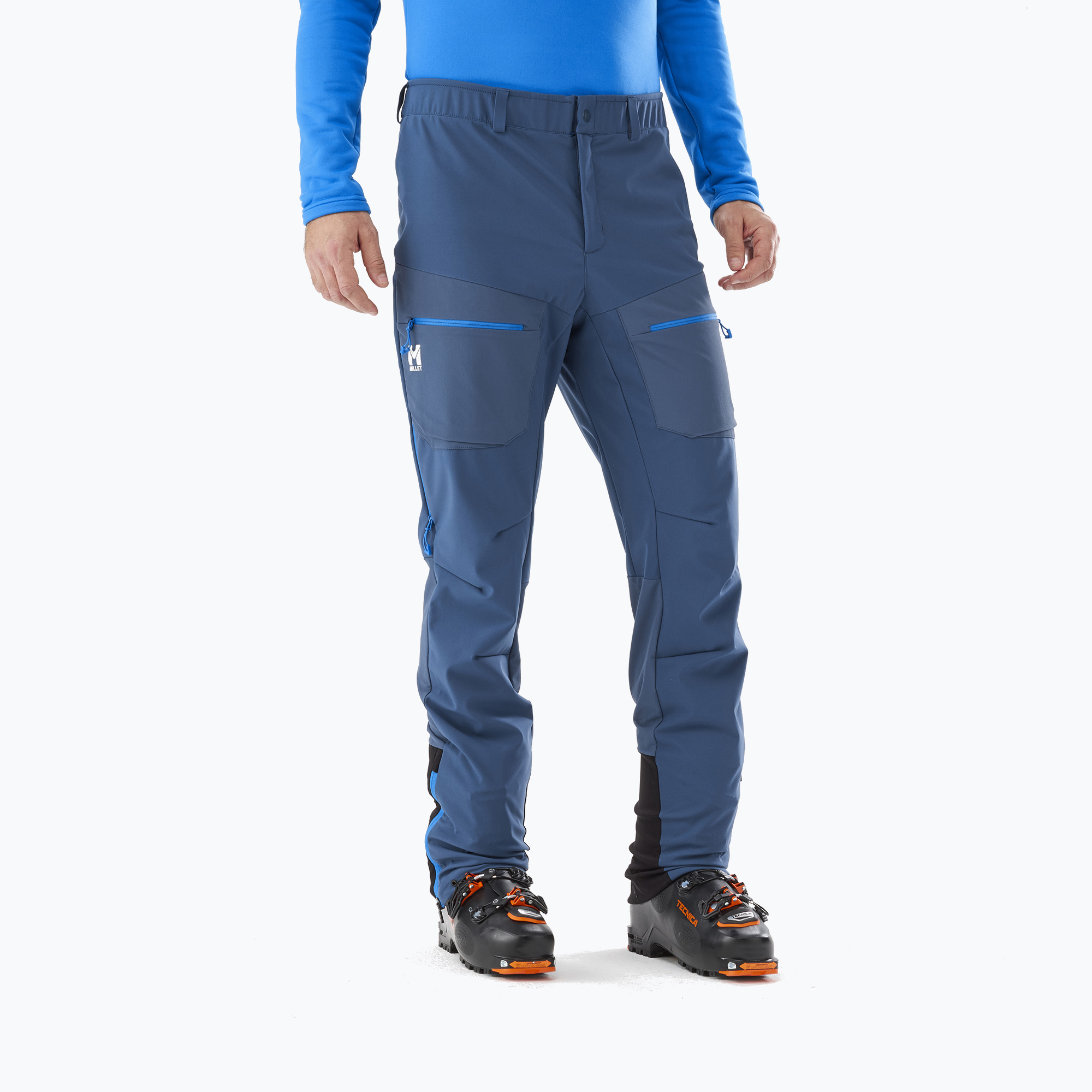 Мъжки скитуринг панталони Millet M White Shield navy blue