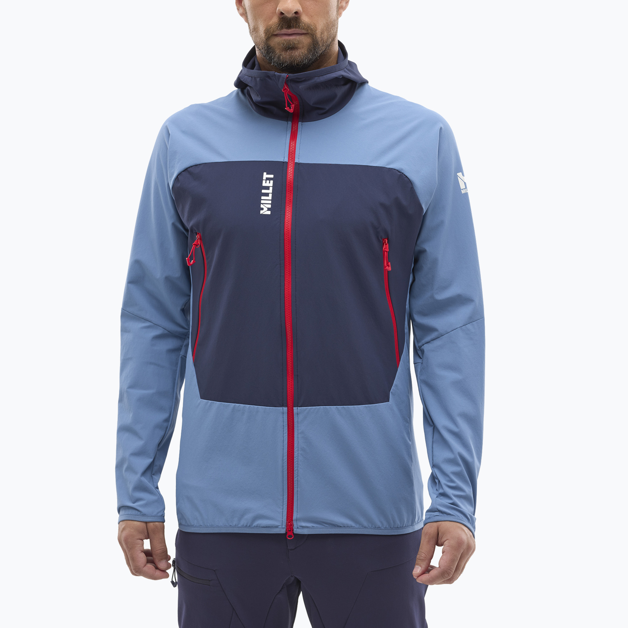 Kurtka softshell męska Millet Fusion XCS Hoodie coronet blue/saphir 