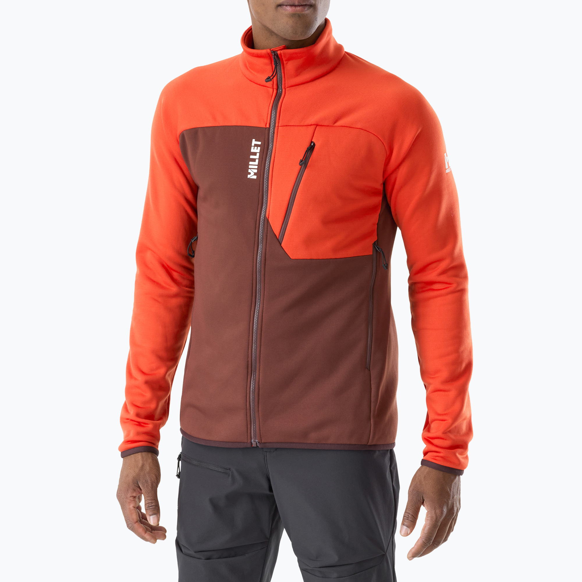 Bluză pentru bărbați Millet Seneca Fleece truffle/paprika