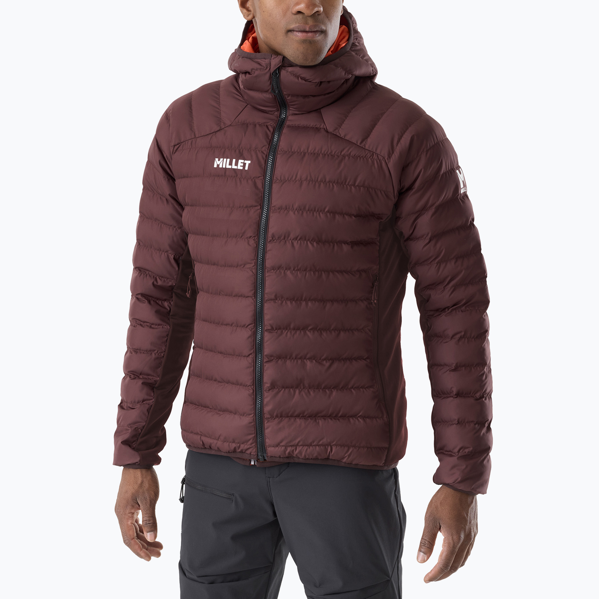 Мъжко ватирано яке Millet Fitz Roy Warm Hoodie Jacket truffle