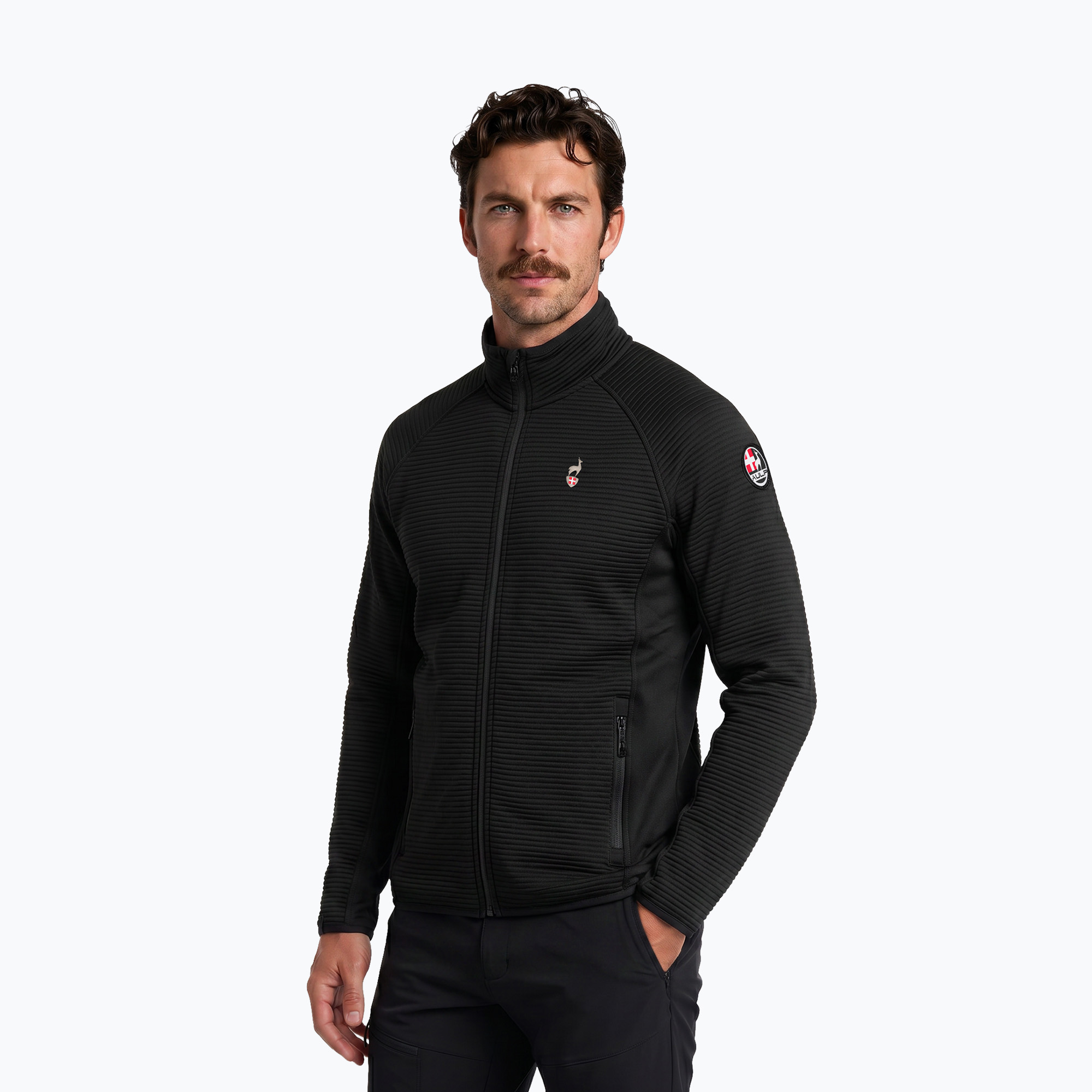Bluza męska Aulp Numix Jacquard Knit black 
