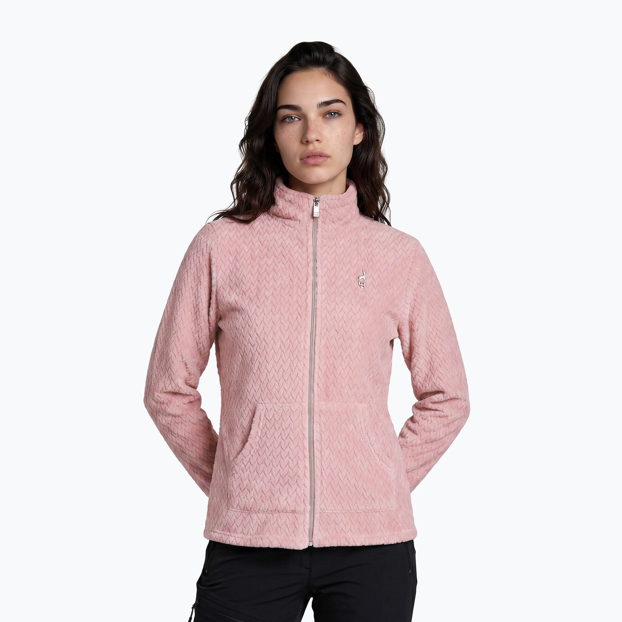 Bluza damska Aulp Becco Coral Fleece powder pink 