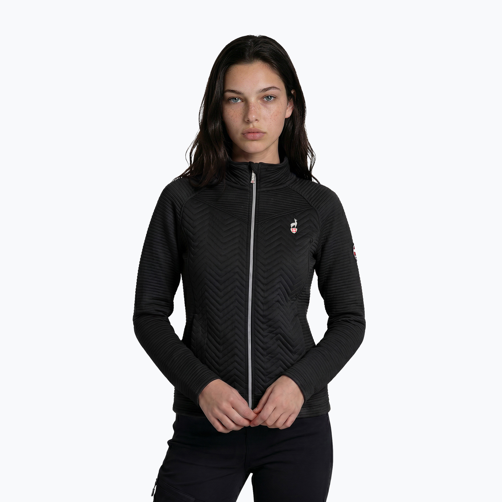 Bluza damska Aulp Simix Jacquard Knit black 