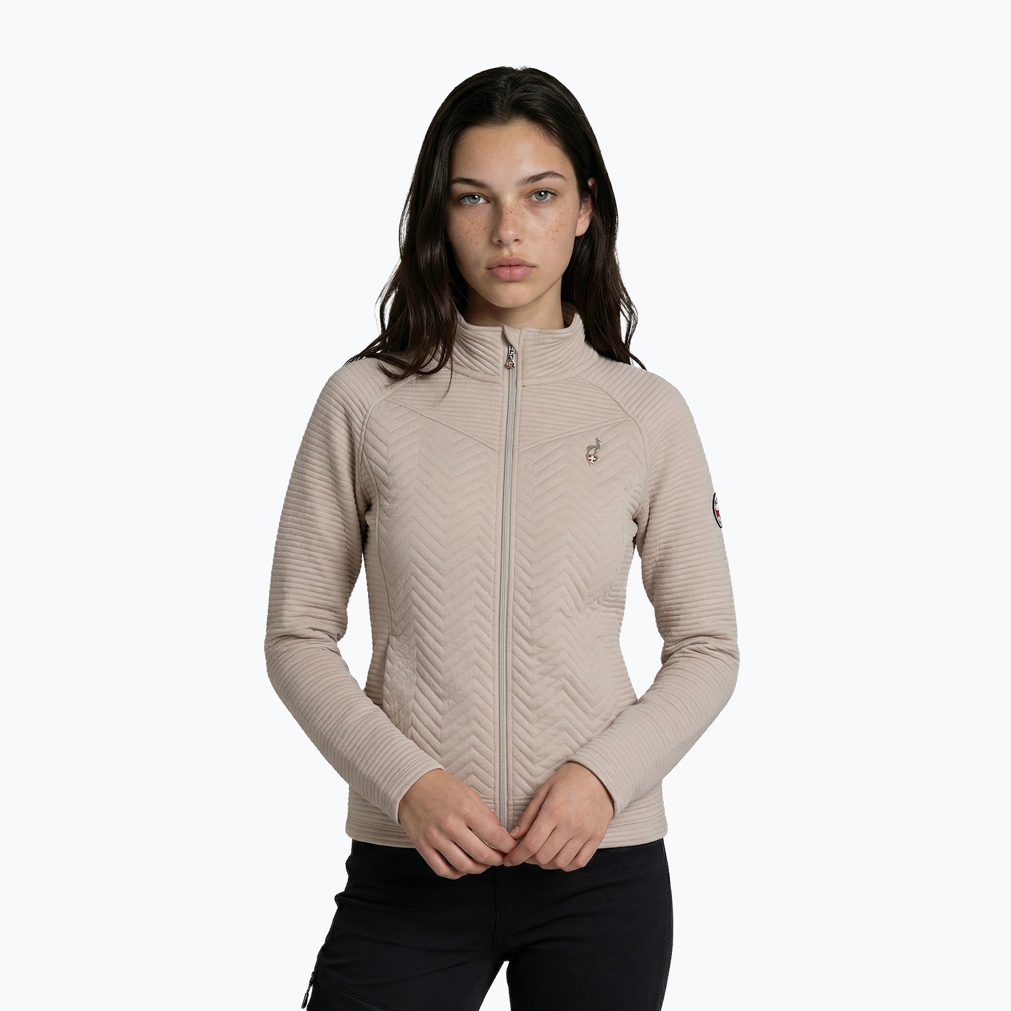 Bluza damska Aulp Simix Jacquard Knit sand 