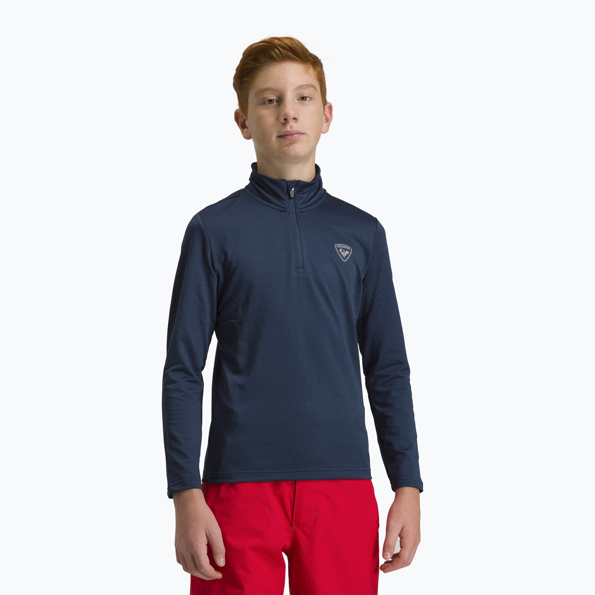 Rossignol Boy 1/2 Zip Warm Stretch детски ски суитшърт тъмно тъмносин