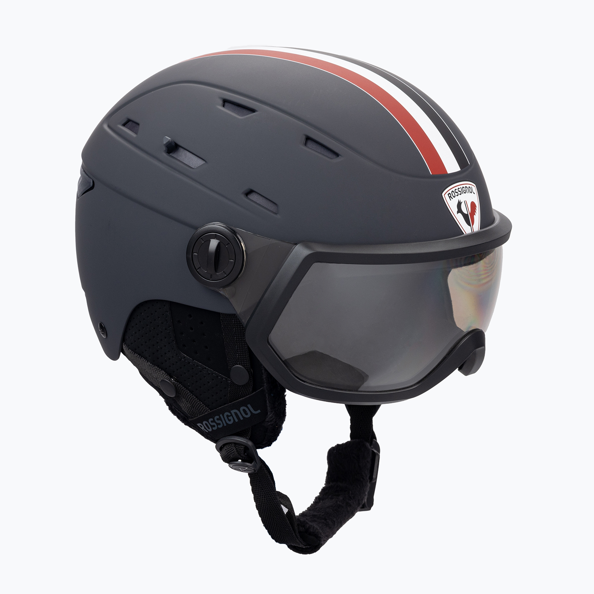 Casco da sci Rossignol Allspeed Visor Imp Photo strato/ph grey (54-56 cm (M)) (Allspeed Visor Impacts Photo RKKH200)