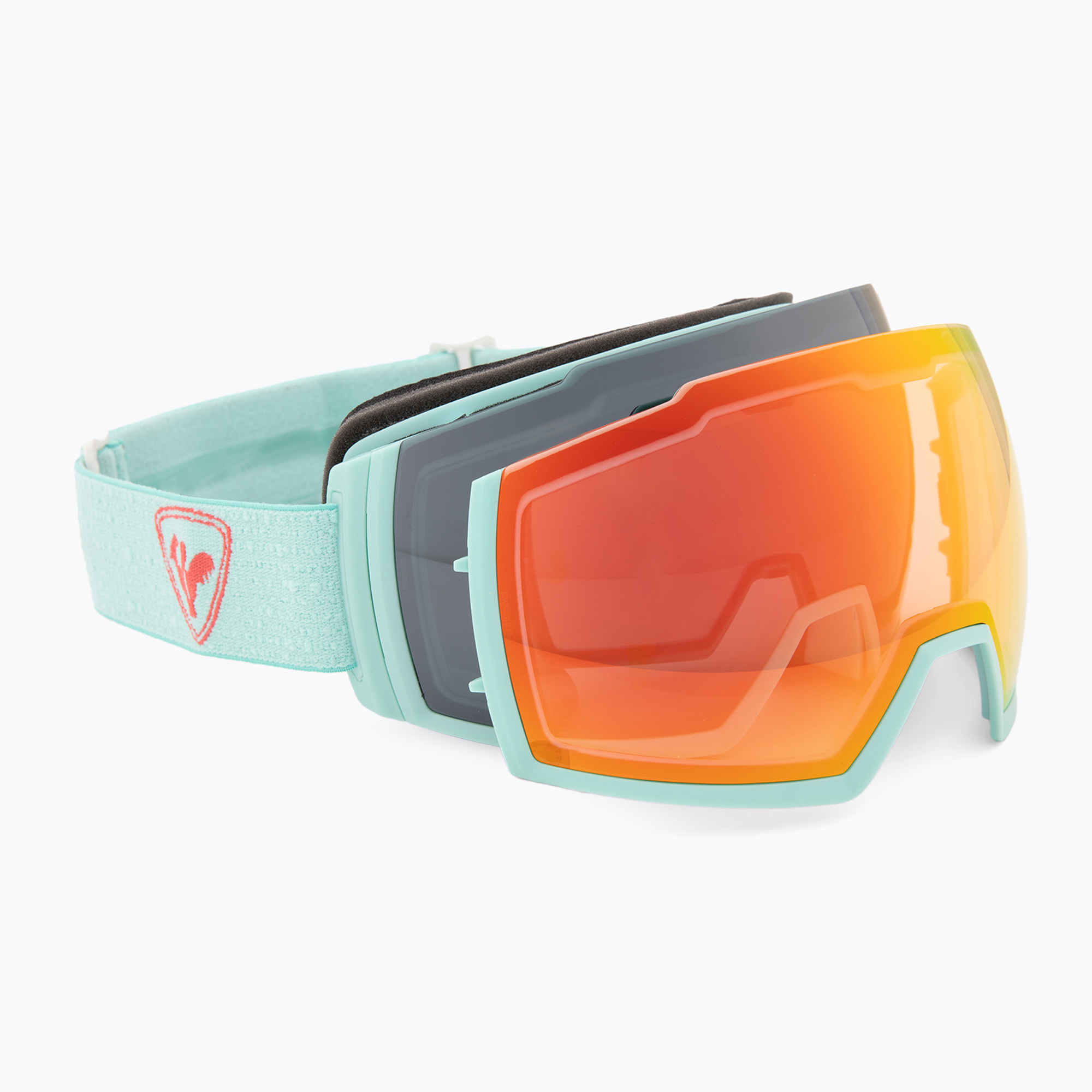 Dámske lyžiarske okuliare Rossignol Magne'lens W blue/silver mirror/orange (Magne'lens W RKKG403)