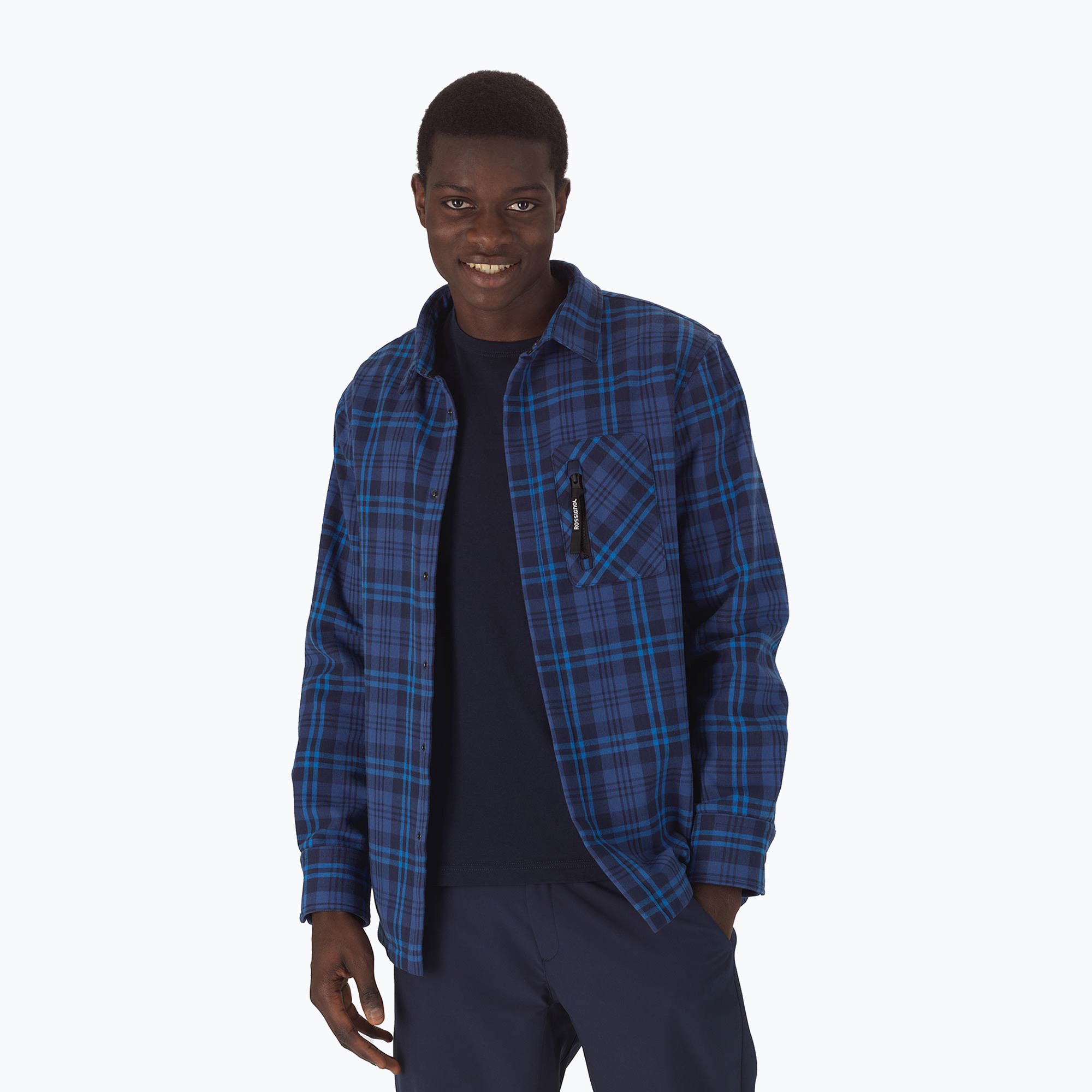 Koszula męska Rossignol Flannel Shirt dark navy 