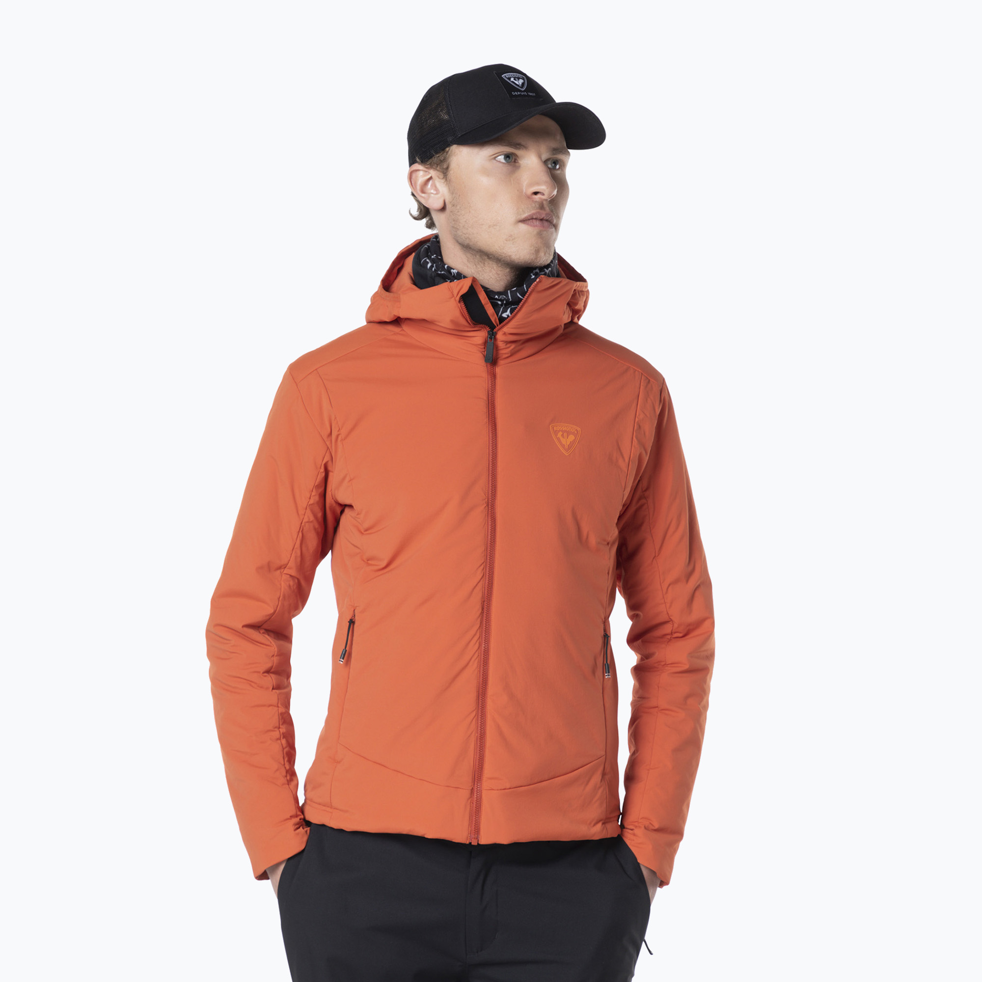 Kurtka ocieplana męska Rossignol Opside Hoodie tan 