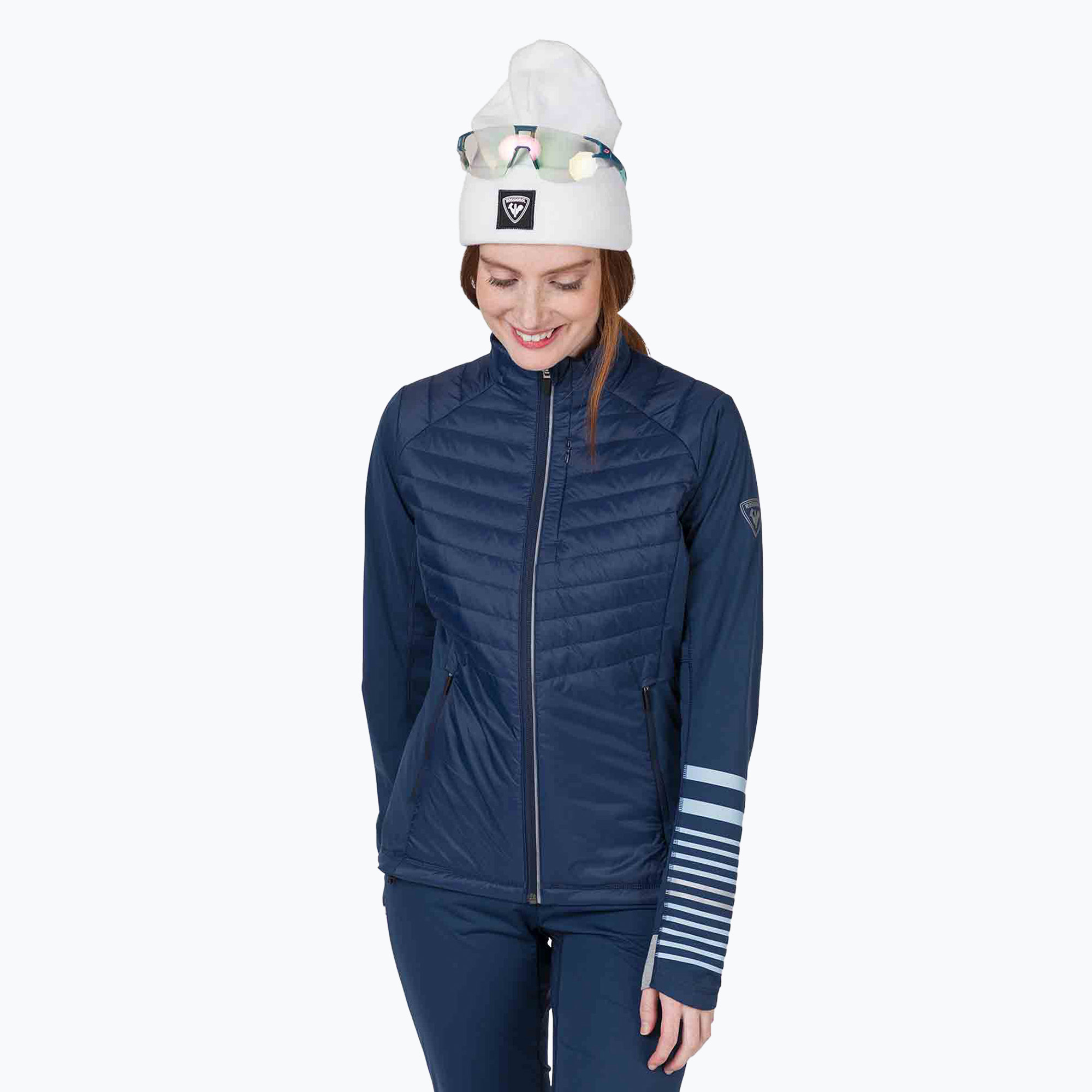 Rossignol Poursuite Warm dark navy dámska hybridná bunda