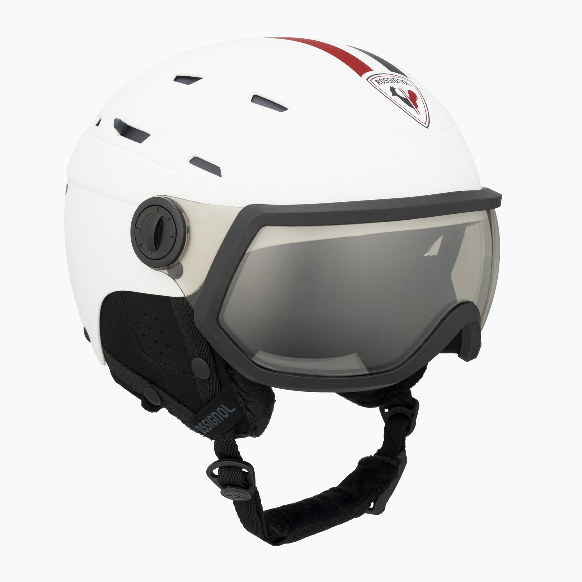 Rossignol Allspeed Visor Imp Photo casco strato bianco (58-60 cm (XL)) (Allspeed Visor Impacts Photo RKMHE01)