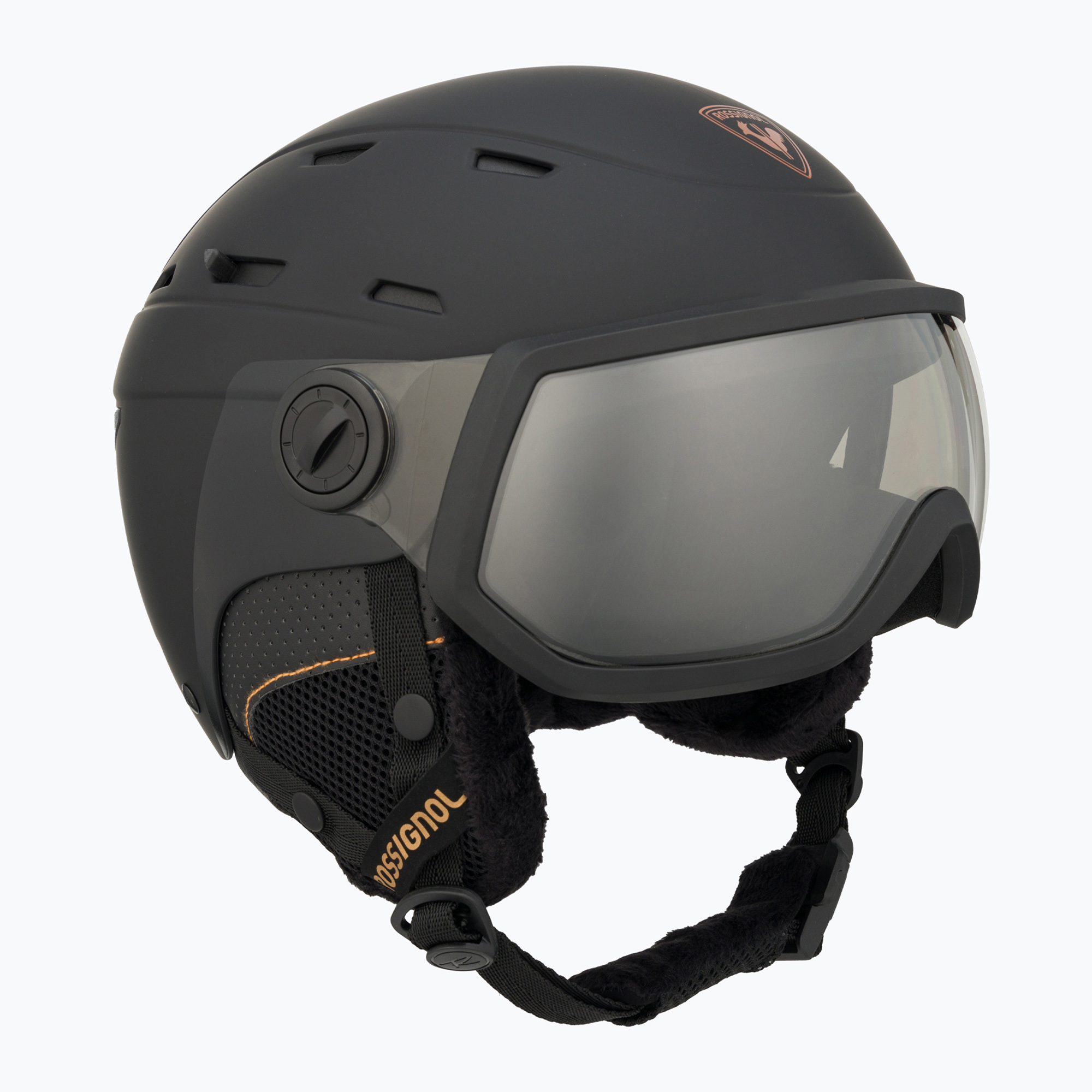 Casco da sci da donna Rossignol Allspeed Visor Imp Photo nero (56-58 cm (L)) (Allspeed Visor Impacts Photo W RKMHE02)