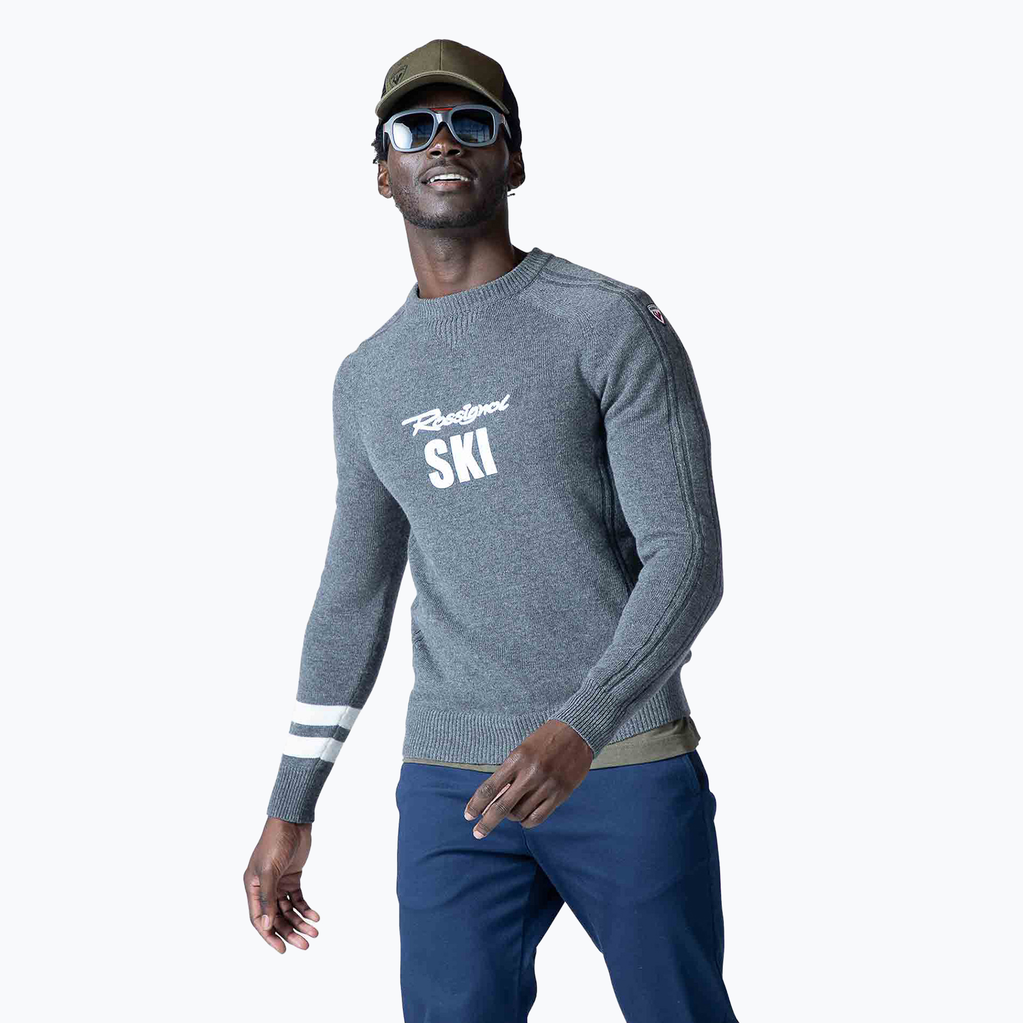Maglione Rossignol Signature Uomo Rossignol Knit grigio (S) (Signature Rossignol Knit RLMMO11_280)